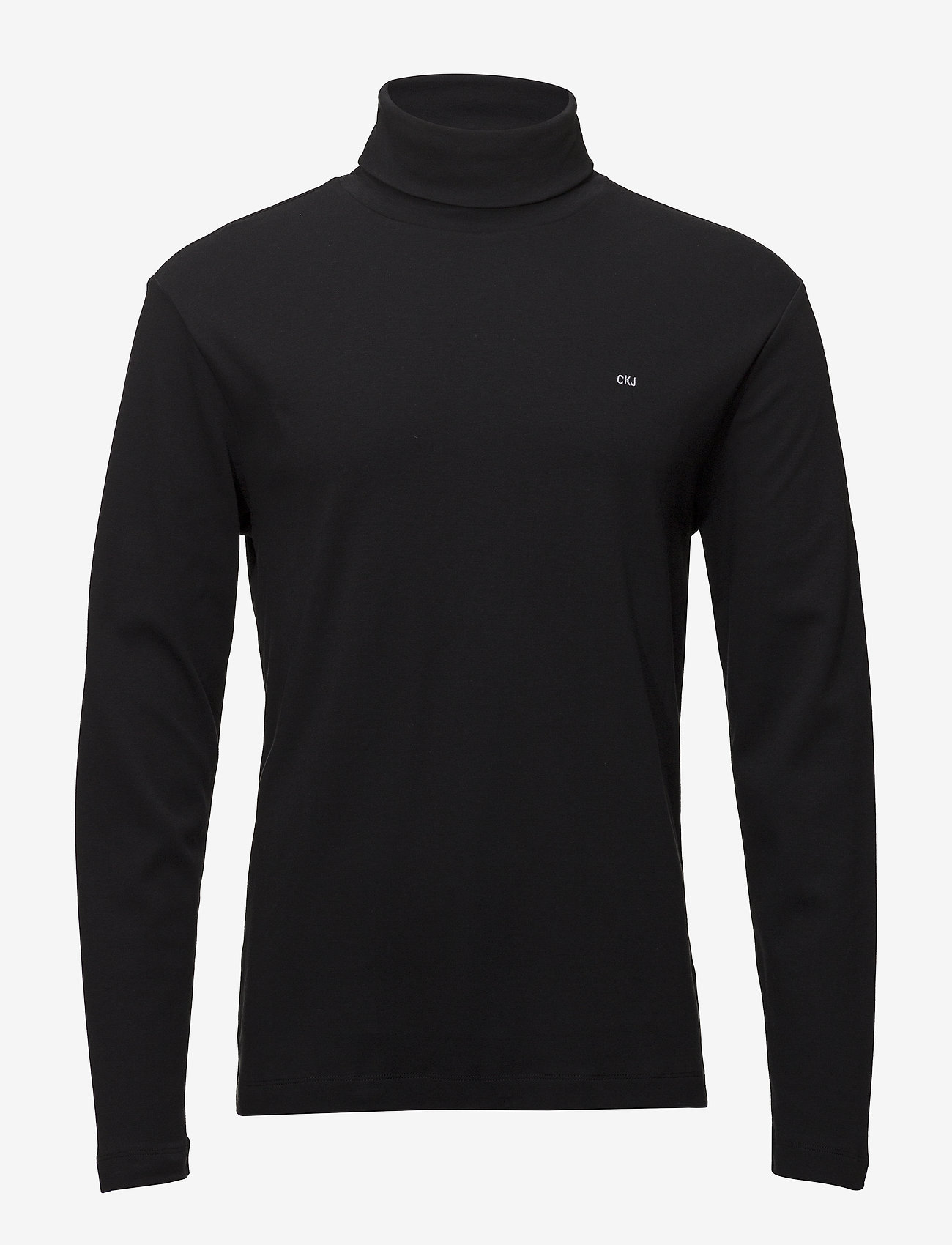 Calvin Klein Jeans - CKJ LOGO LS REG TURT - ck black - 0