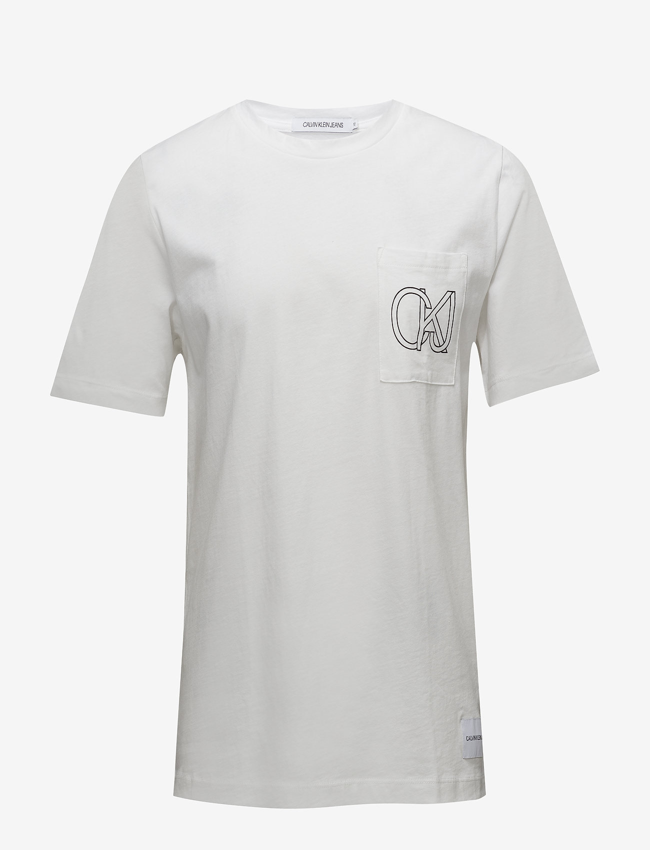 Calvin Klein Jeans - CKJ GRAPHIC  POCKET - bright white - 0