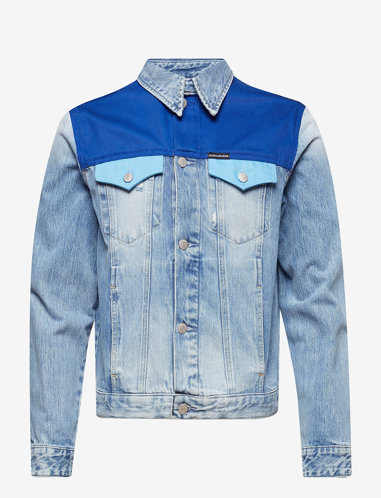 Calvin Klein Jeans - FOUNDATION TRUCKER, - mohonk light blue blocked - 0