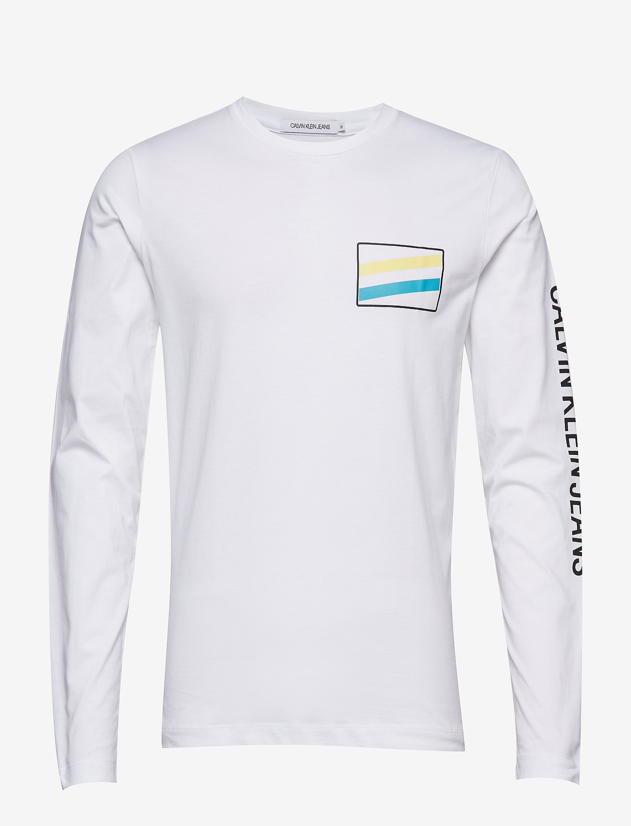 Calvin Klein Jeans - MODERNIST CHEST LOGO - bright white - 0