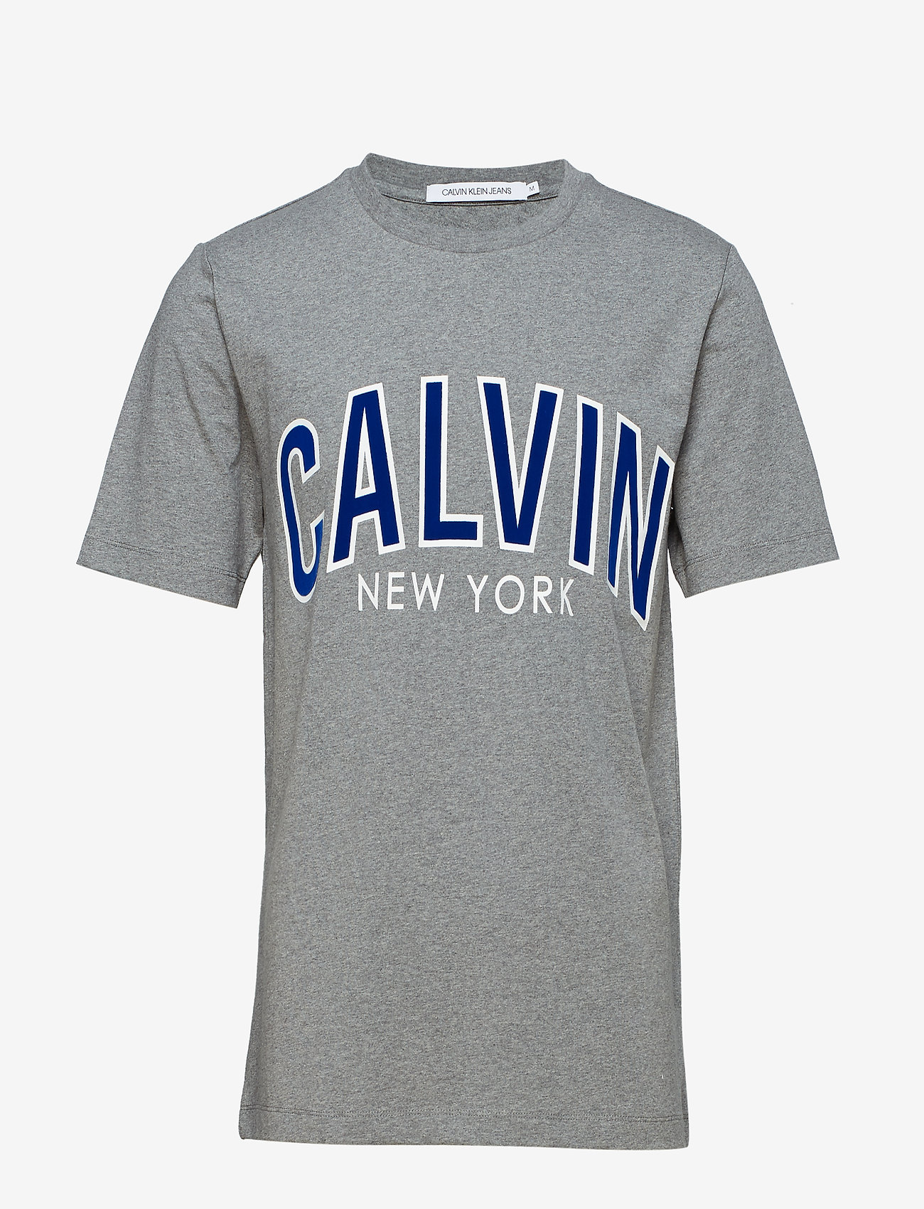 Calvin Klein Jeans - CALVIN CURVED VARSIT - grey heather - 0