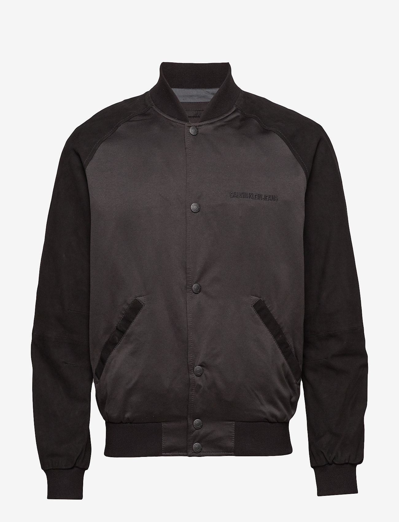 Calvin Klein Jeans - MIX MEDIA BOMBER - ck black - 0