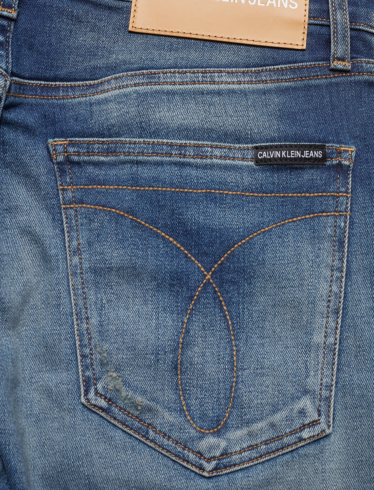 Calvin Klein Jeans - CKJ 016 SKINNY - aa021 mid blue dstr - 4