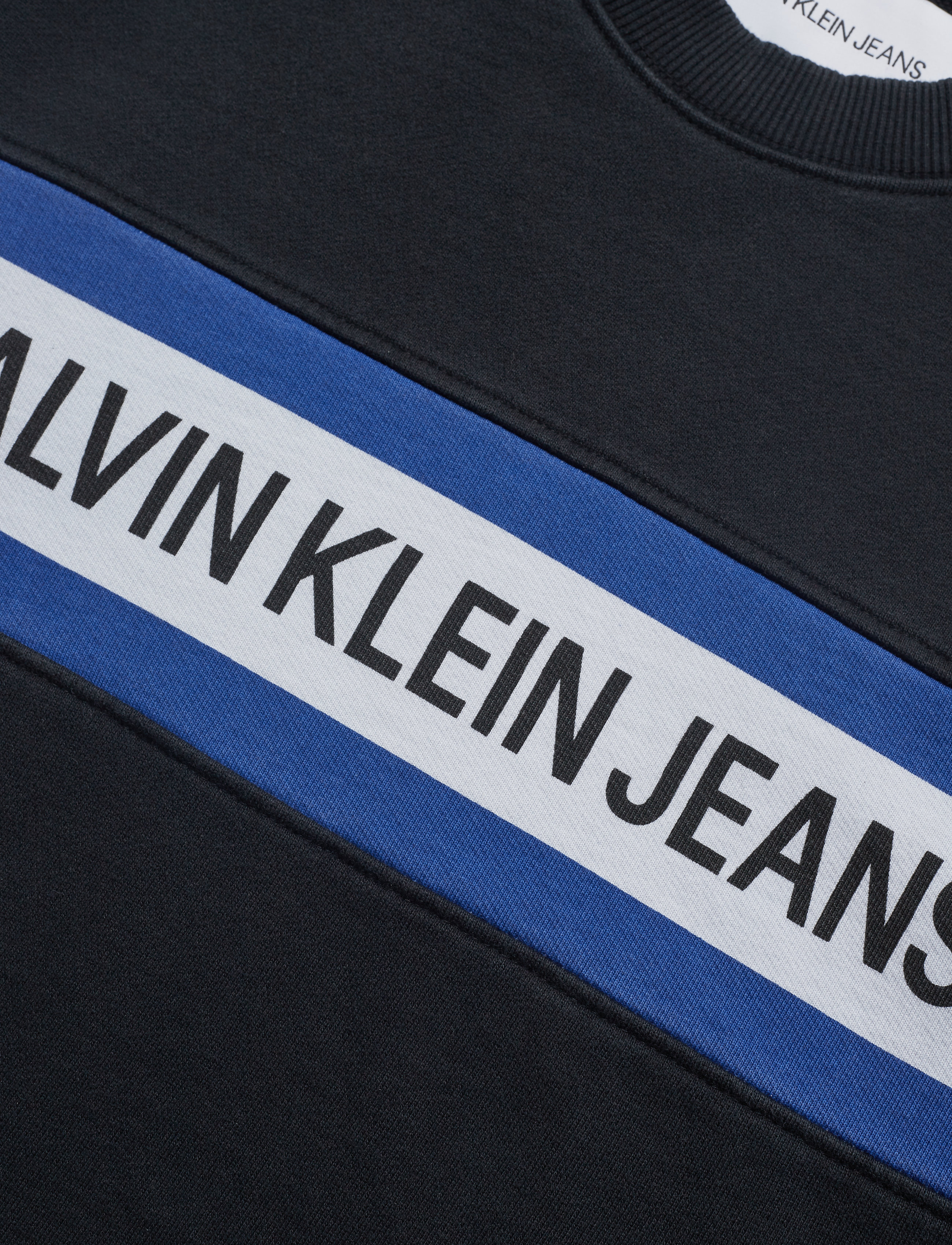 Calvin Klein Jeans - INSTIT FRONT STRIPE CN - ck black/white - 2