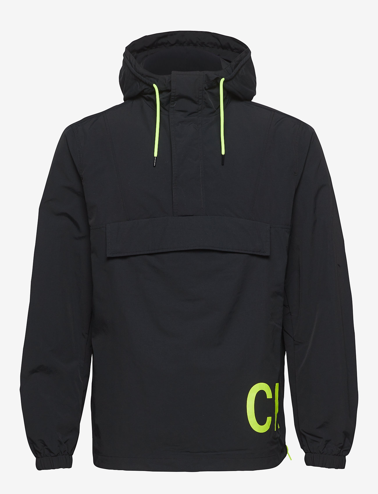 Calvin Klein Jeans - STATEMENT LOGO POPOV - ck black / safety yellow - 1