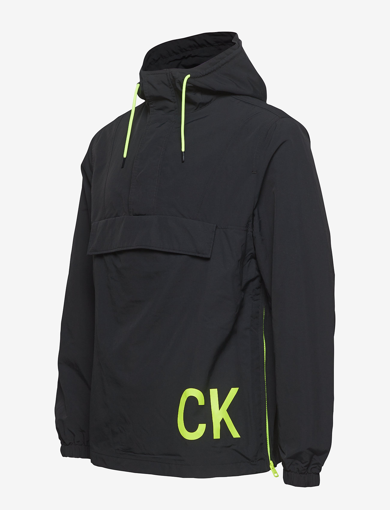 Calvin Klein Jeans - STATEMENT LOGO POPOV - ck black / safety yellow - 3