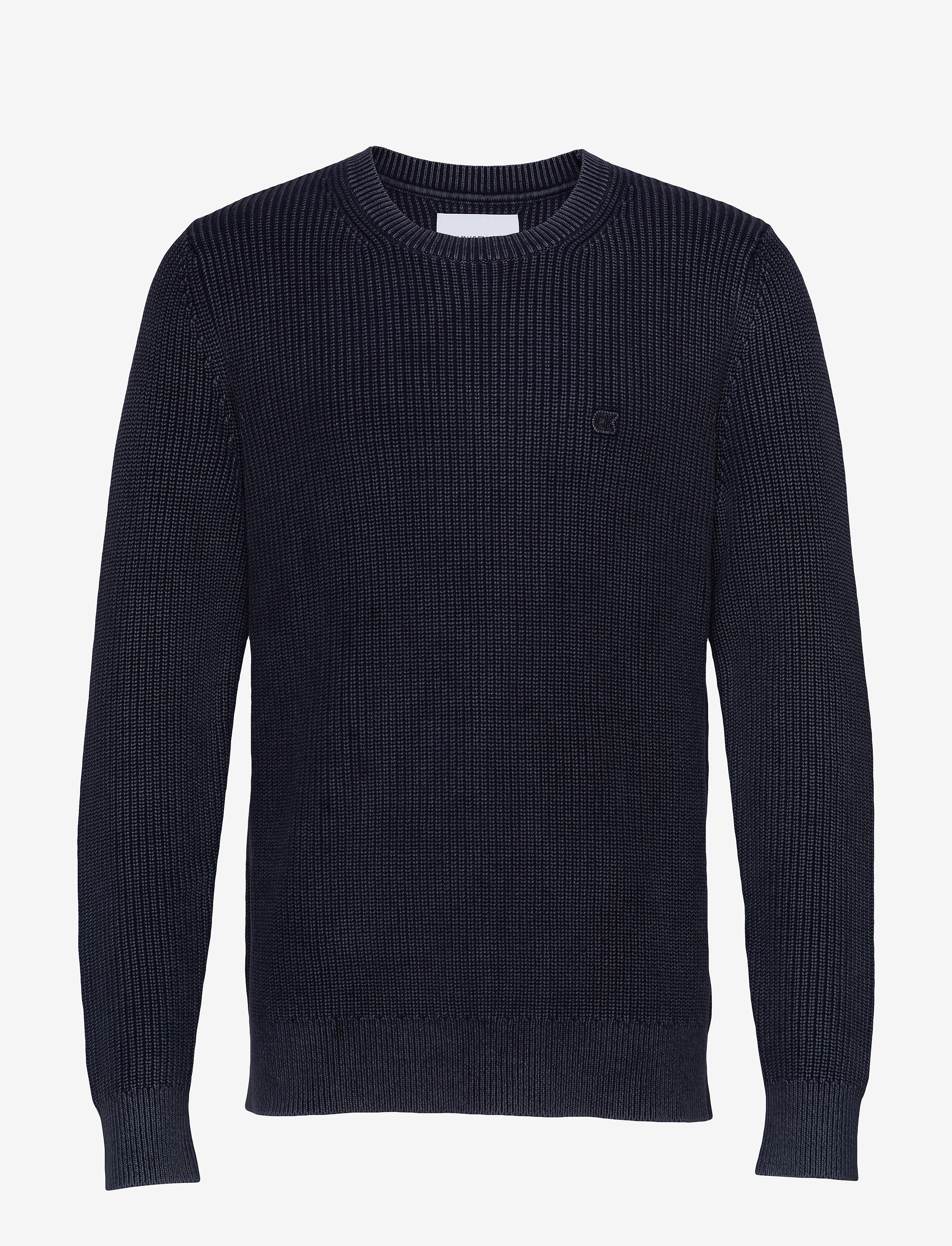 Calvin Klein Jeans - GARMENT DYE CREW NEC - night sky - 0
