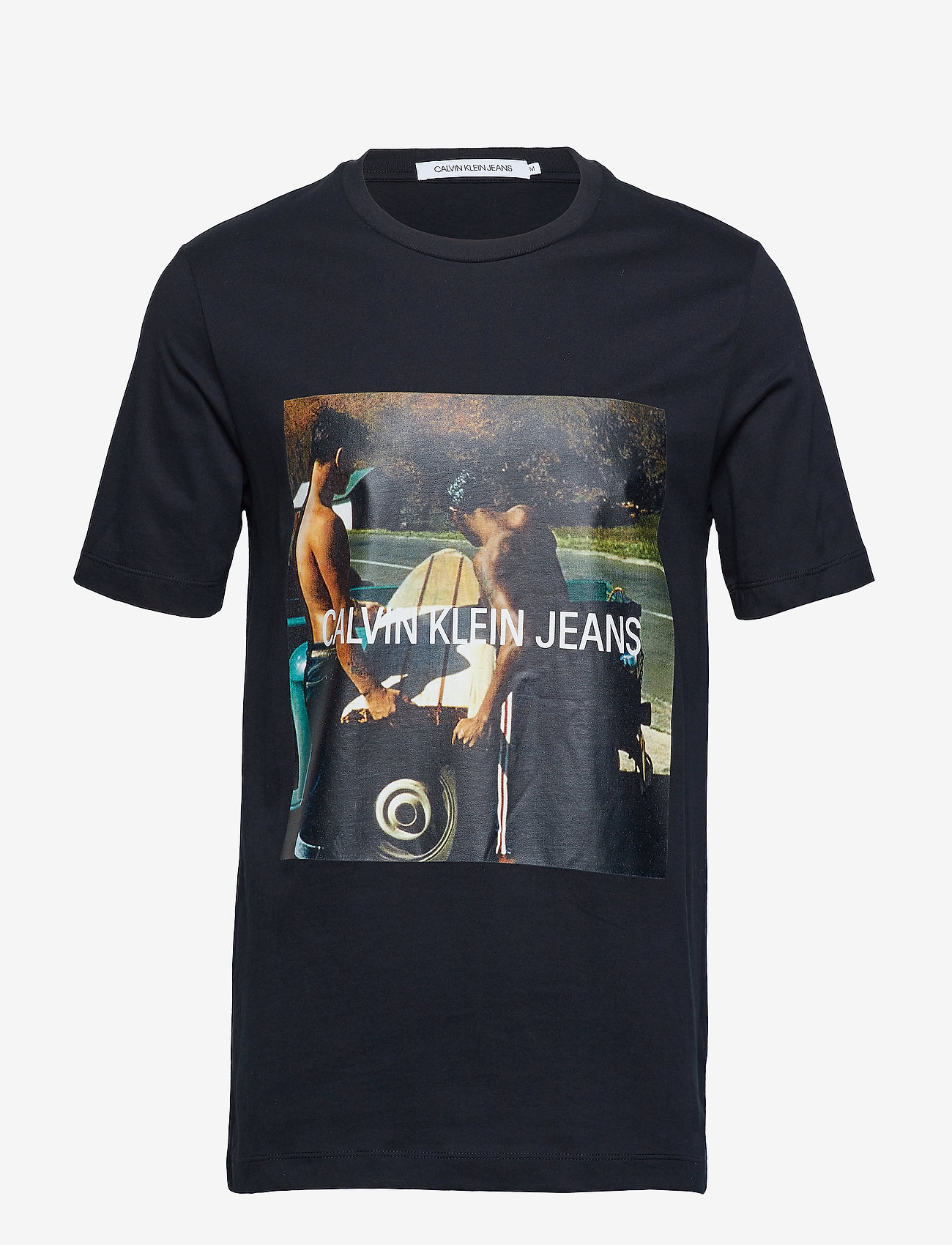 Calvin Klein Jeans - PHOTO S/BOARD INSTITUTIONAL SS - ck black / road graphic - 0