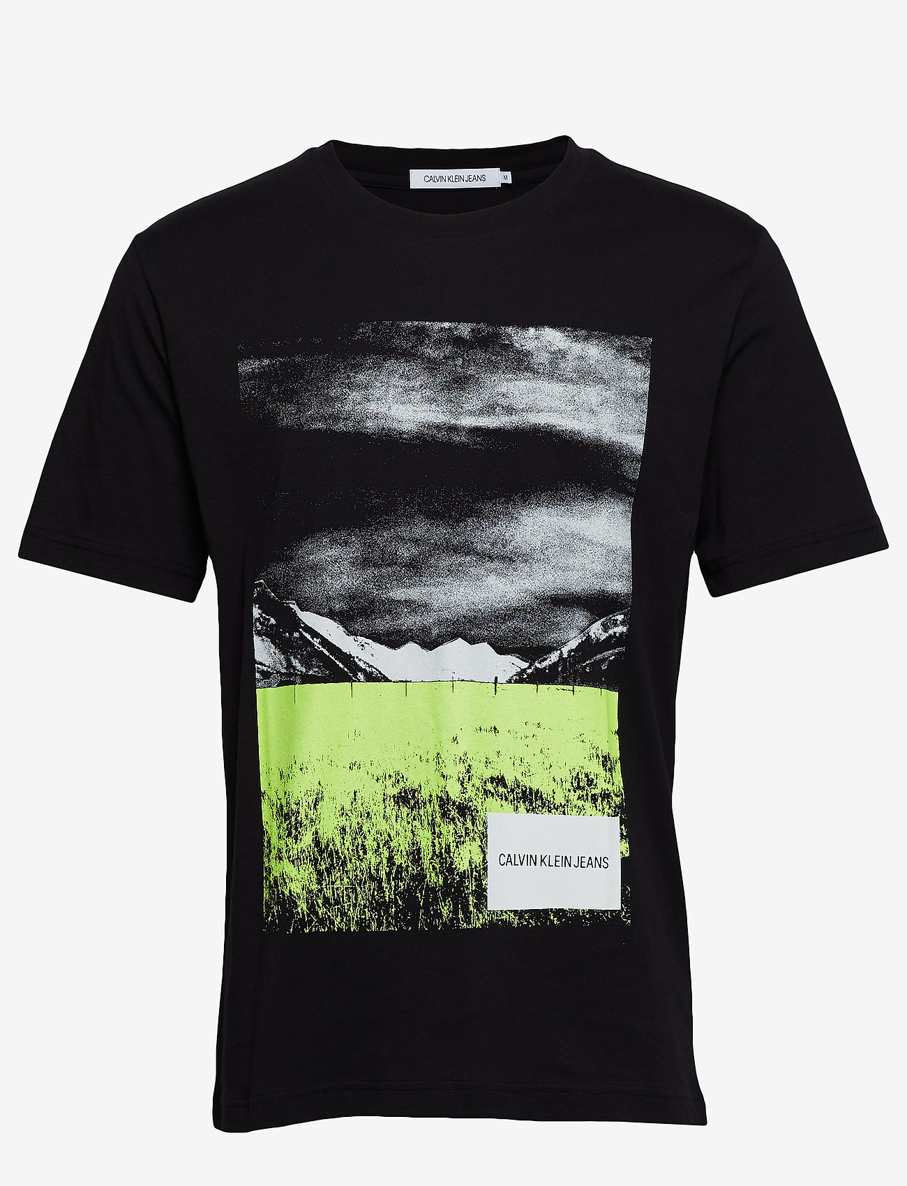 Calvin Klein Jeans - LANDSCAPE GRAPHIC RE - ck black - 0