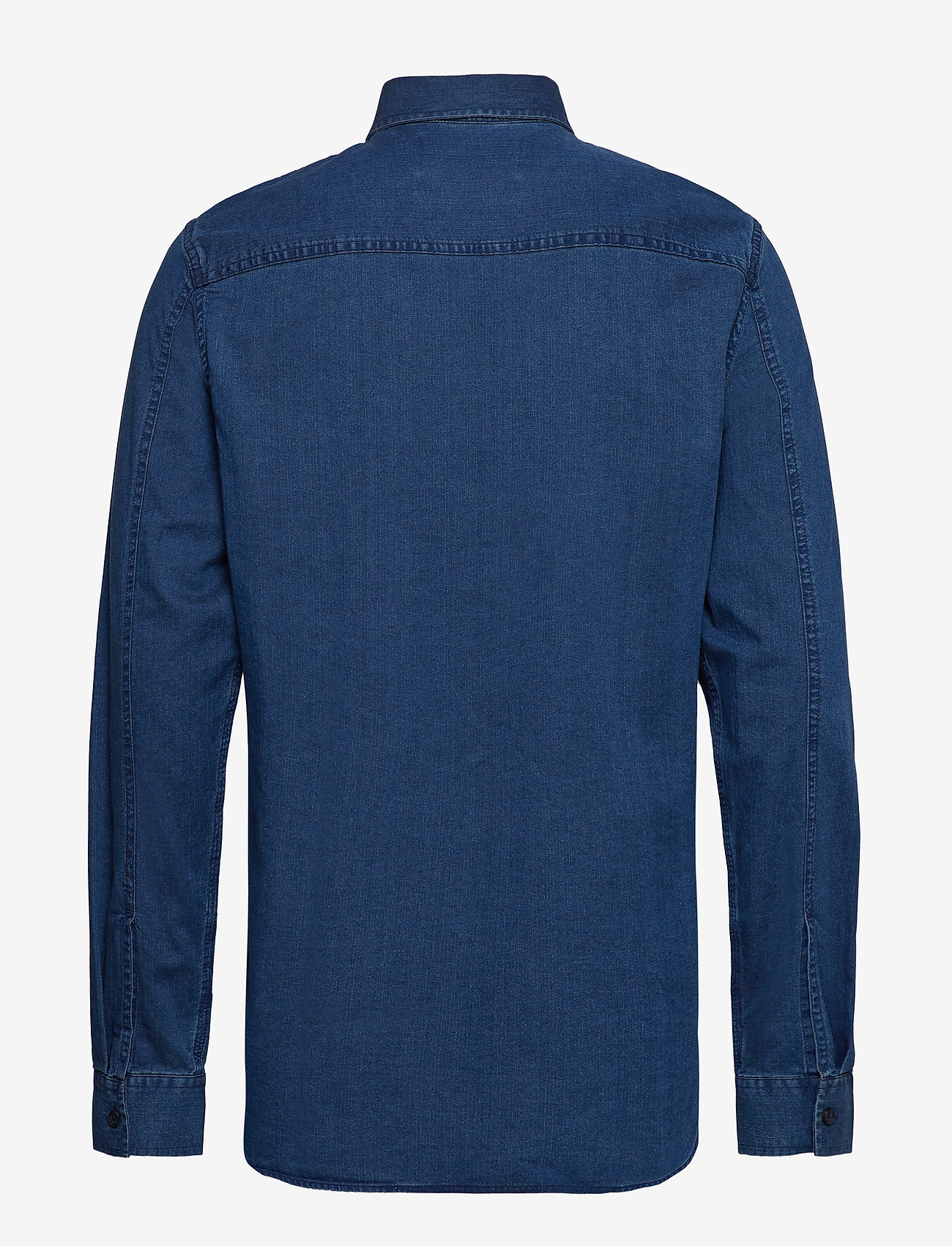Calvin Klein Jeans - HERRIGBONE LS SHIRT, - indigo - 1
