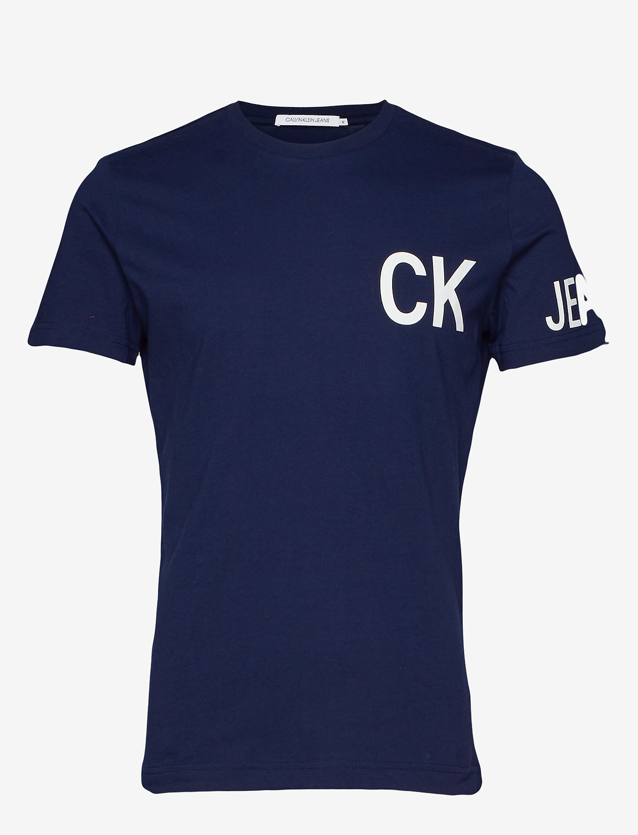 Calvin Klein Jeans - CK JEANS ON SLEEVE S - medieval blue/white - 0