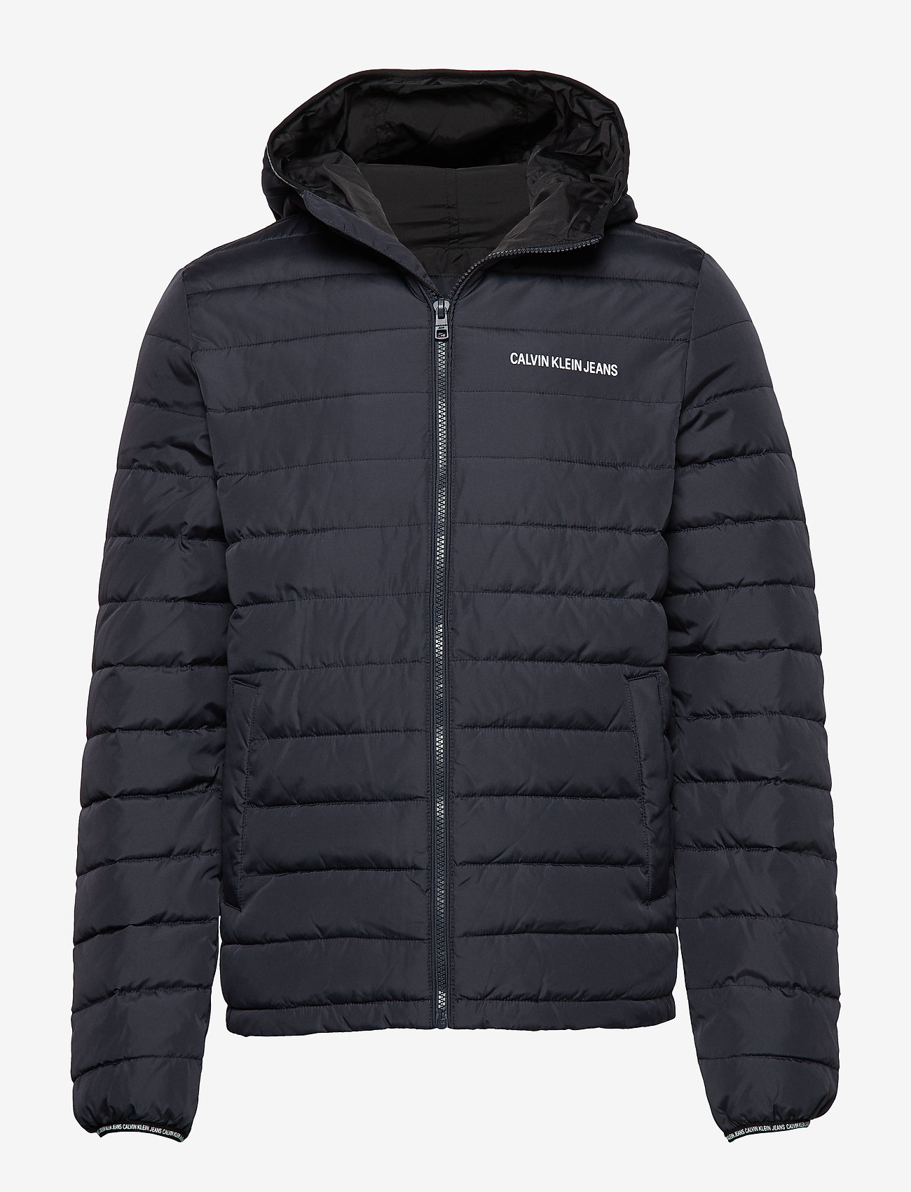 PADDED HOODED JACKET - NIGHT SKY / BLACK
