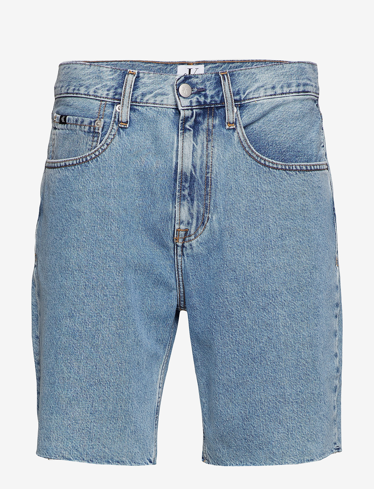 Calvin Klein Jeans - STRAIGHT SHORT - aa028 light blue frey hem - 0