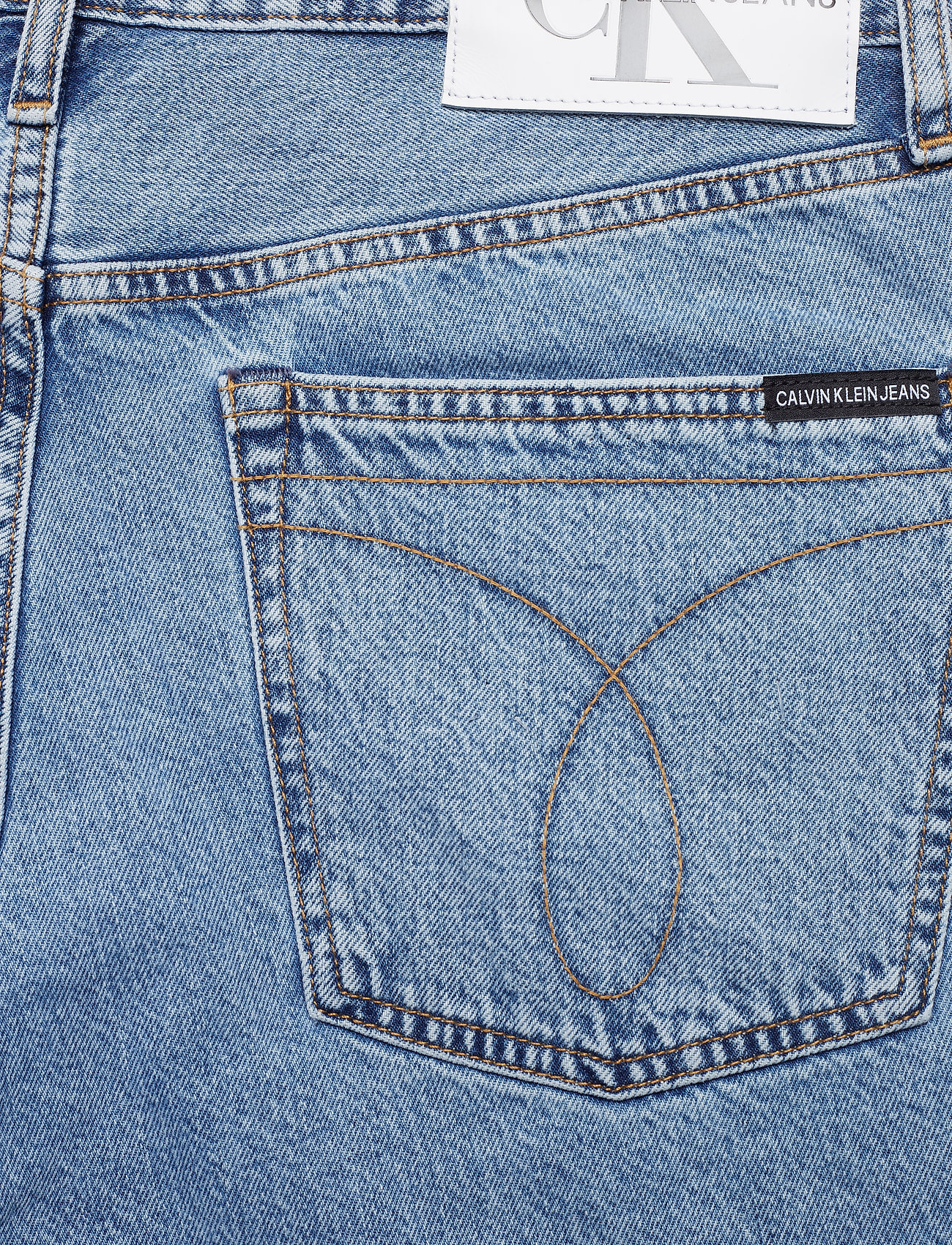 Calvin Klein Jeans - STRAIGHT SHORT - aa028 light blue frey hem - 4