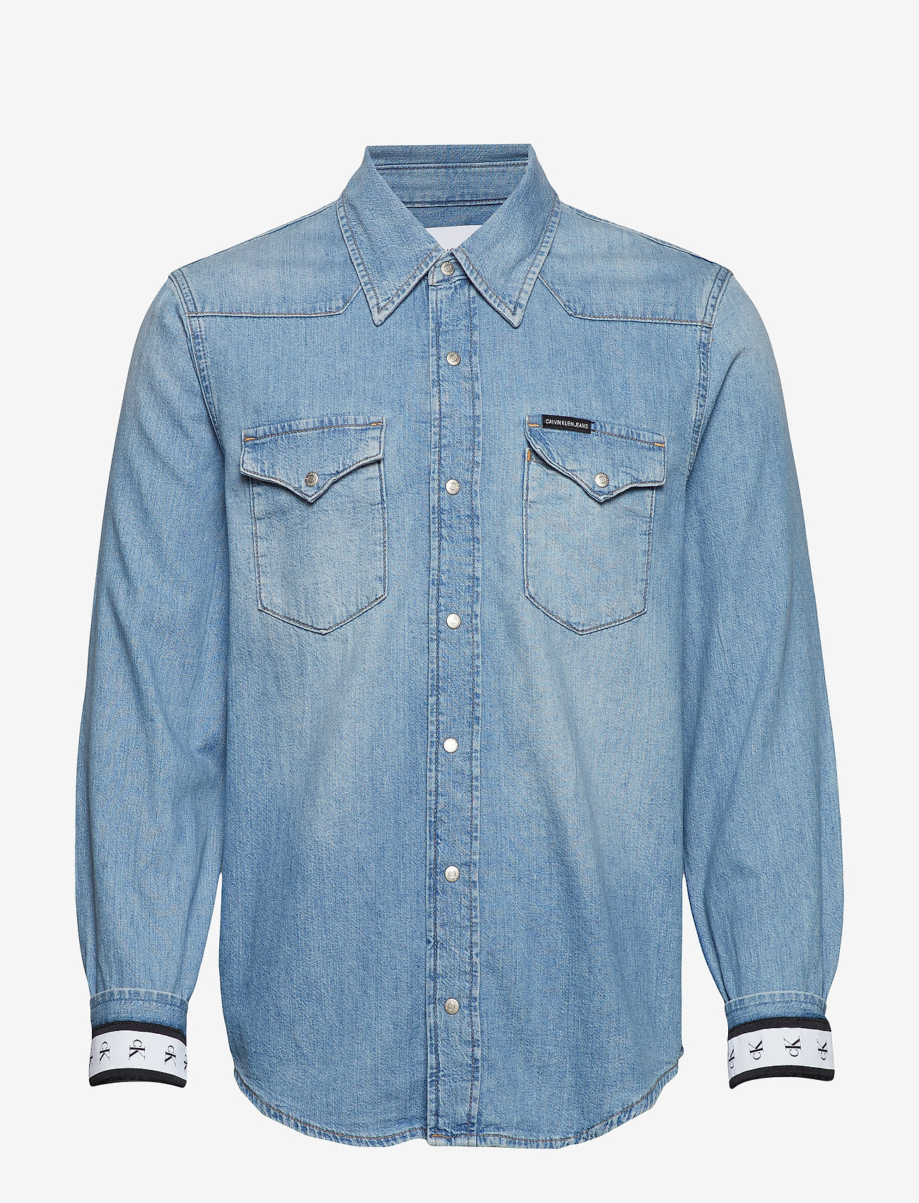 Calvin Klein Jeans - FOUNDATION WESTERN S - ba067 blue cuff mono - 0