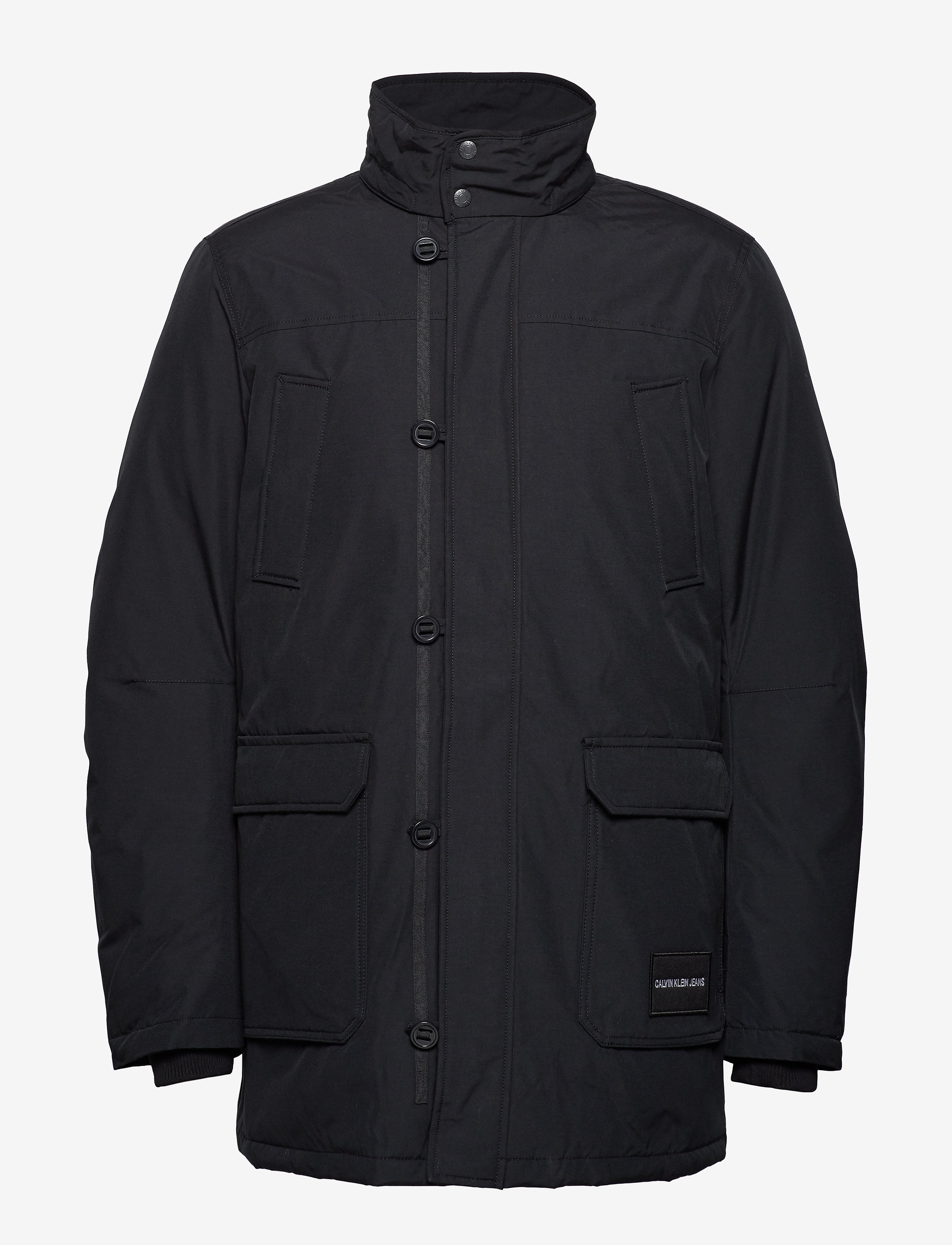 Calvin Klein Jeans - FUR TRIMMED HOODED D - ck black / night sky - 2