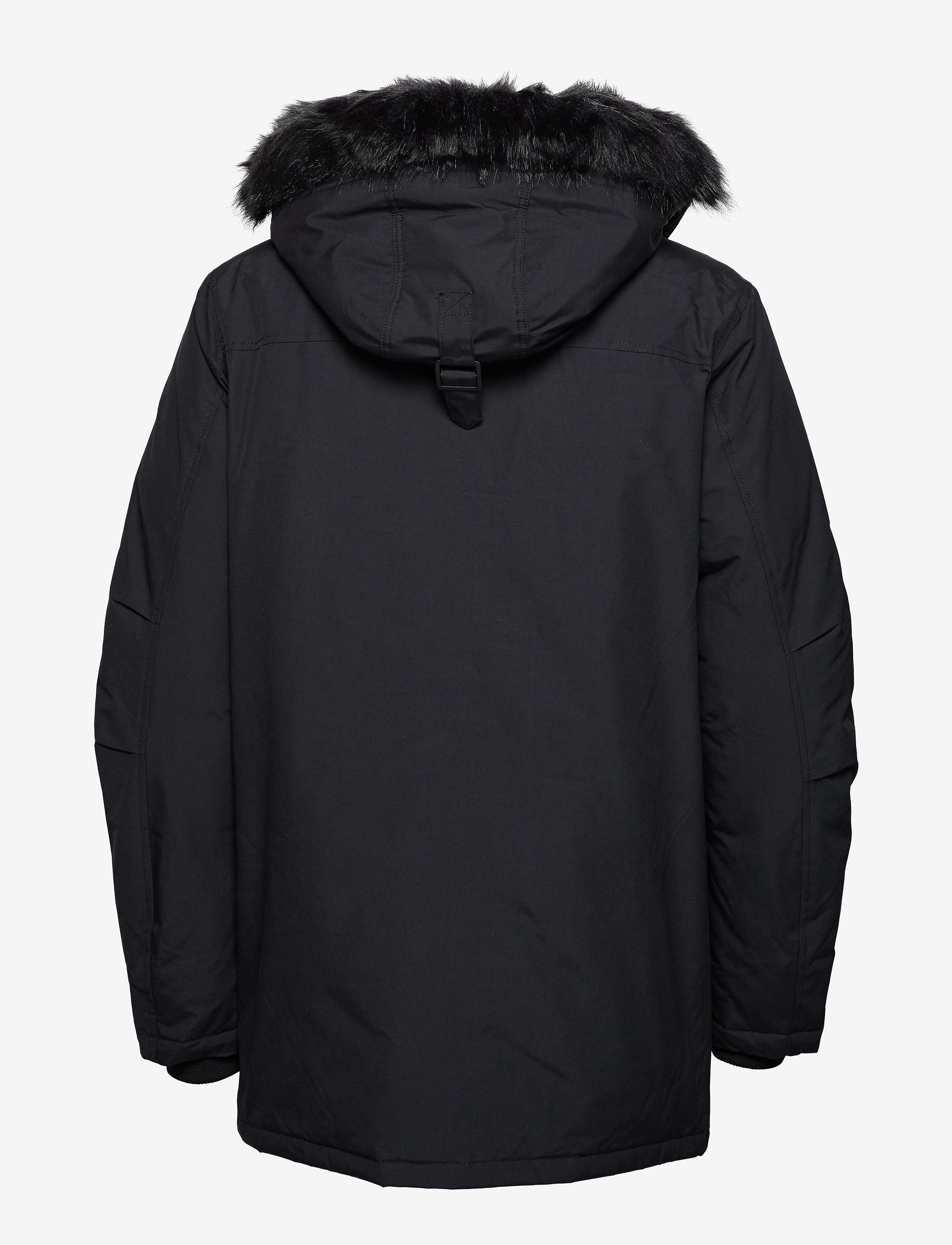 Calvin Klein Jeans - FUR TRIMMED HOODED D - ck black / night sky - 3