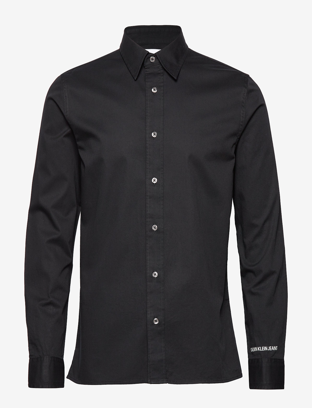 Calvin Klein Jeans - MONOGRAM TAPE REG SHIRT - ck black - 0