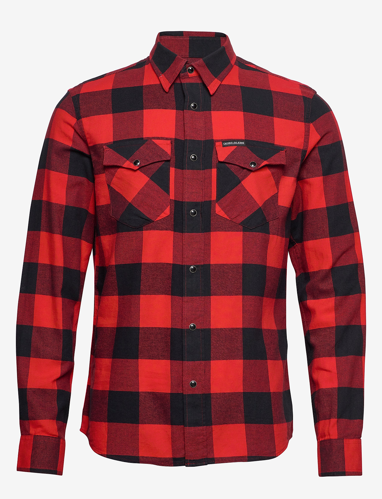 Calvin Klein Jeans - FLANNEL WESTERN  CHE - racing red / black - 0