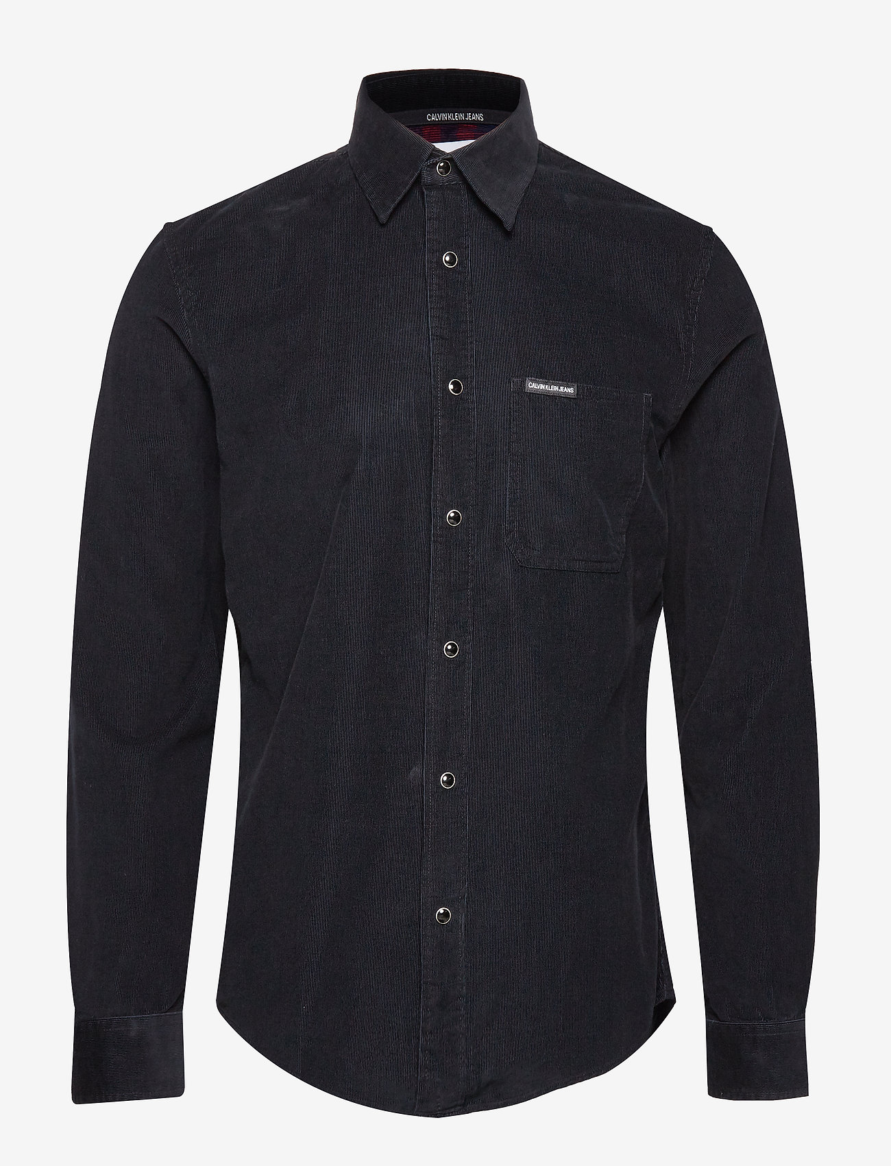 Calvin Klein Jeans - CORDUROY REG FIT SHIRT - ck black solid - 0