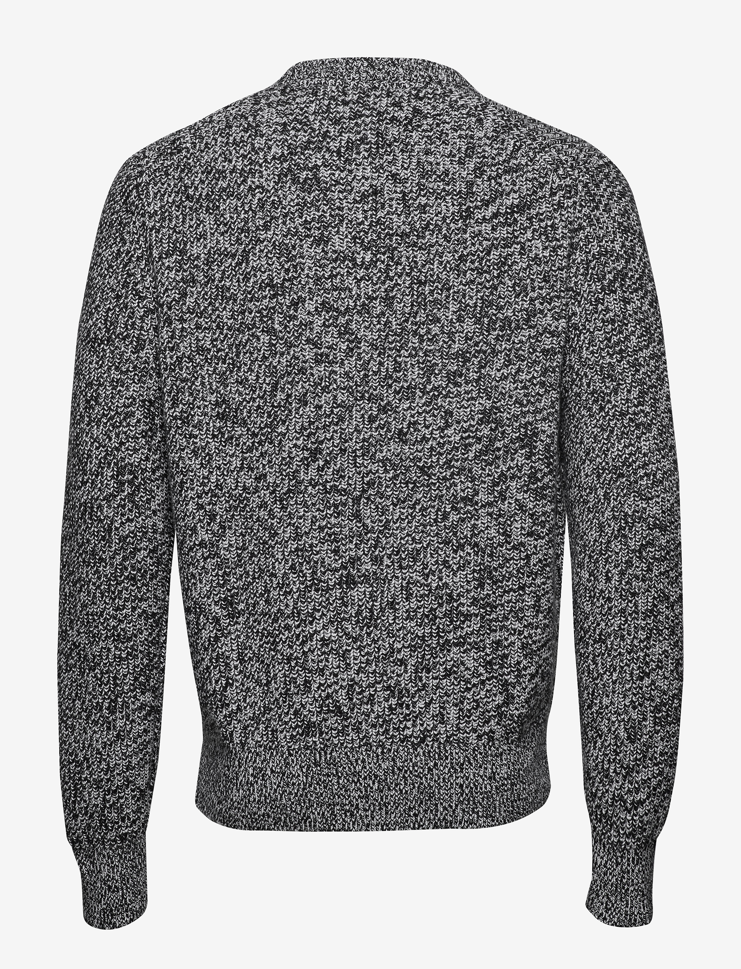 Calvin Klein Jeans - CARDIGAN STITCH CN S - bright white / black - 1