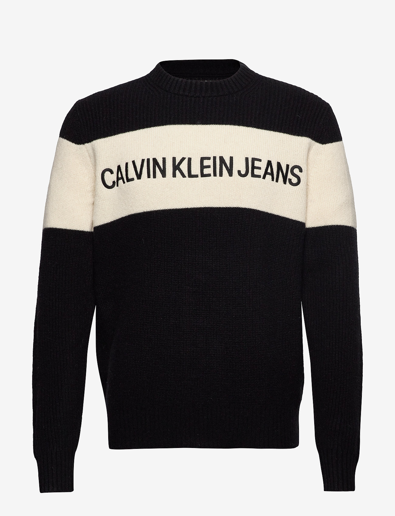 Calvin Klein Jeans - COLOUR BLOCK STRIPE - ck black - 0