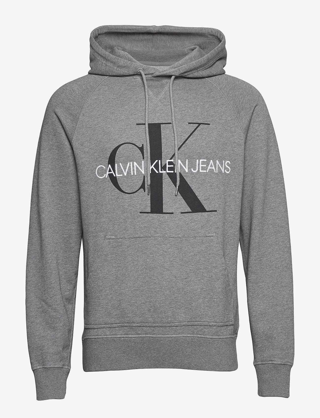 WASHED REG MONOGRAM - MID GREY HEATHER