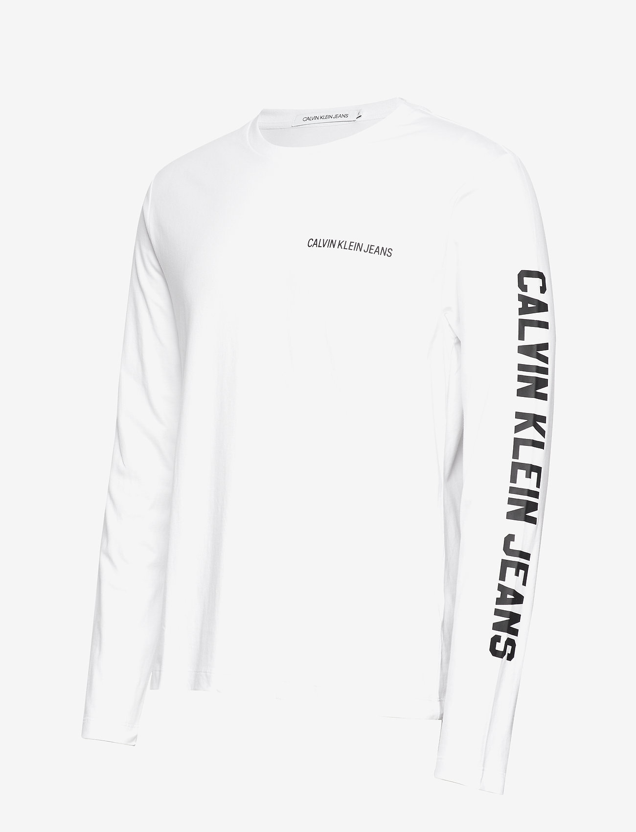Calvin Klein Jeans - NUMBER TEE INSTIT L/S TEE - bright white / green - 2