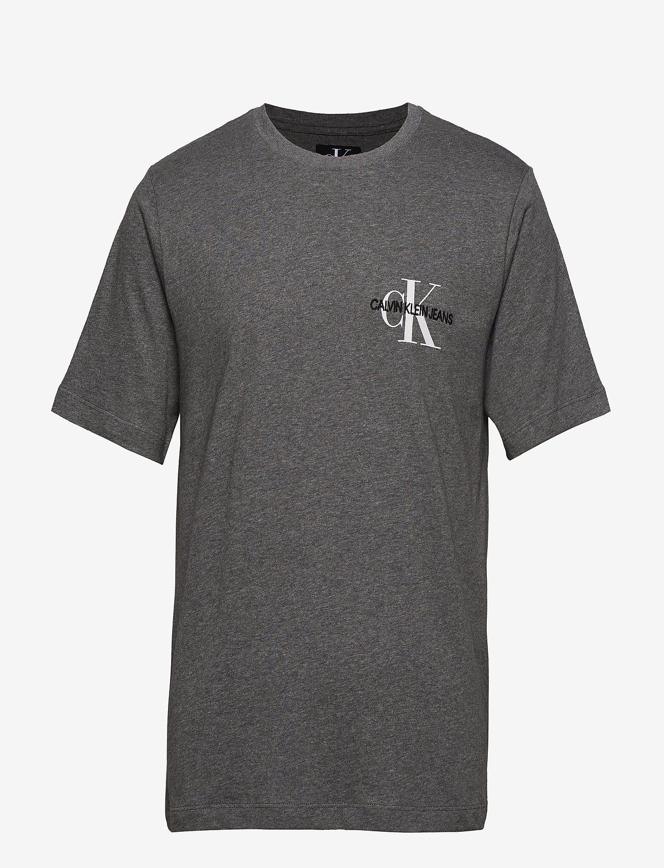 Calvin Klein Jeans - MONOGRAM EMBRO REG CHEST SS - grey heather - 0