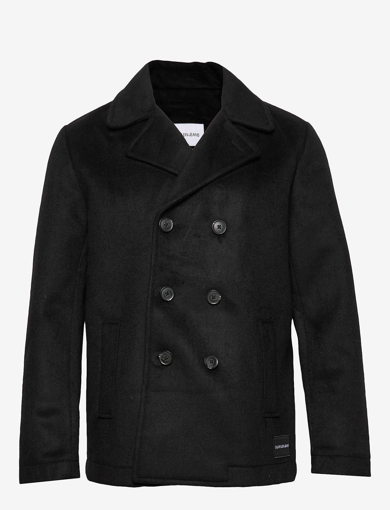 Calvin Klein Jeans - TECHNICAL WOOL PEACO - ck black - 0