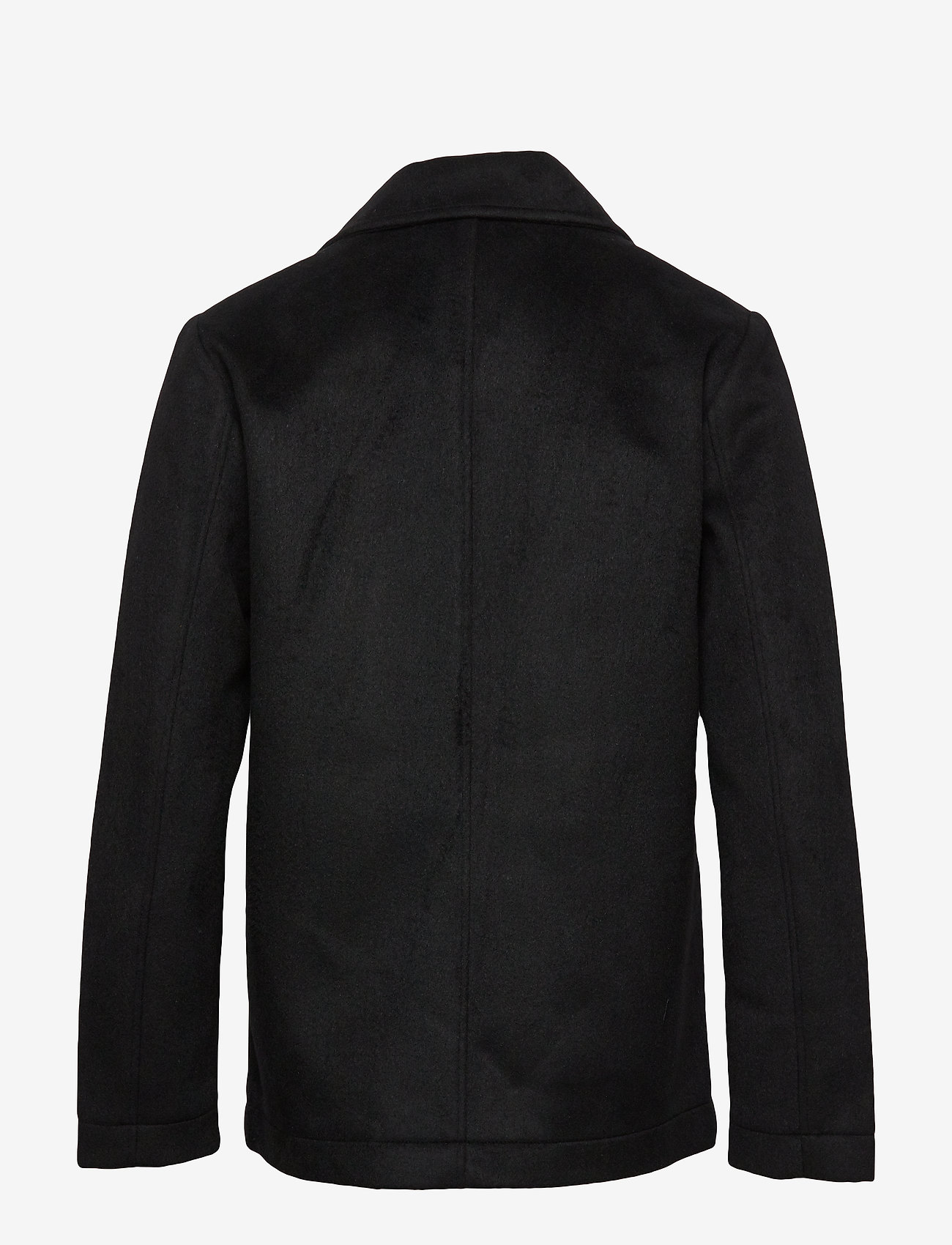 Calvin Klein Jeans - TECHNICAL WOOL PEACO - ck black - 1