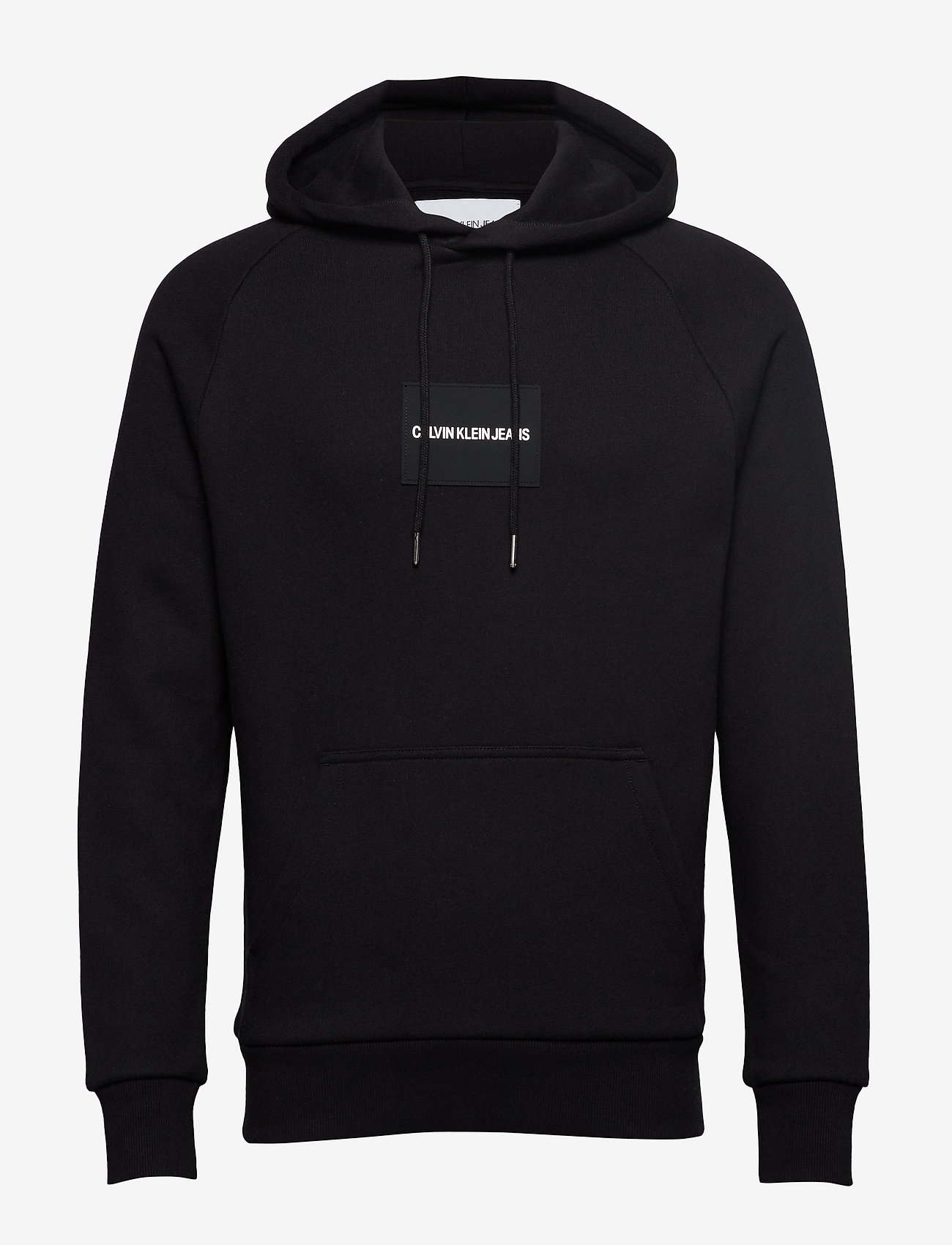 Calvin Klein Jeans - COLOUR BLOCK HOODY REG - ck black / white - 0