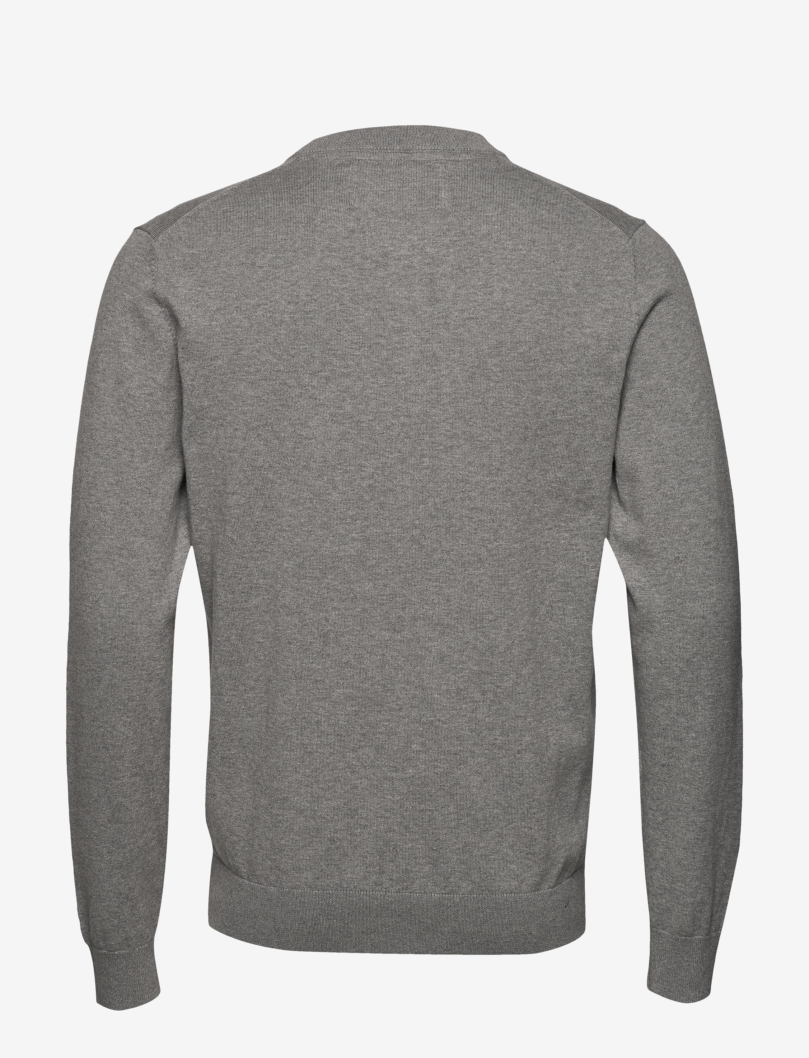Calvin Klein Jeans - INSTIT CHEST LOGO CN SWEATER - mid grey heather - 1
