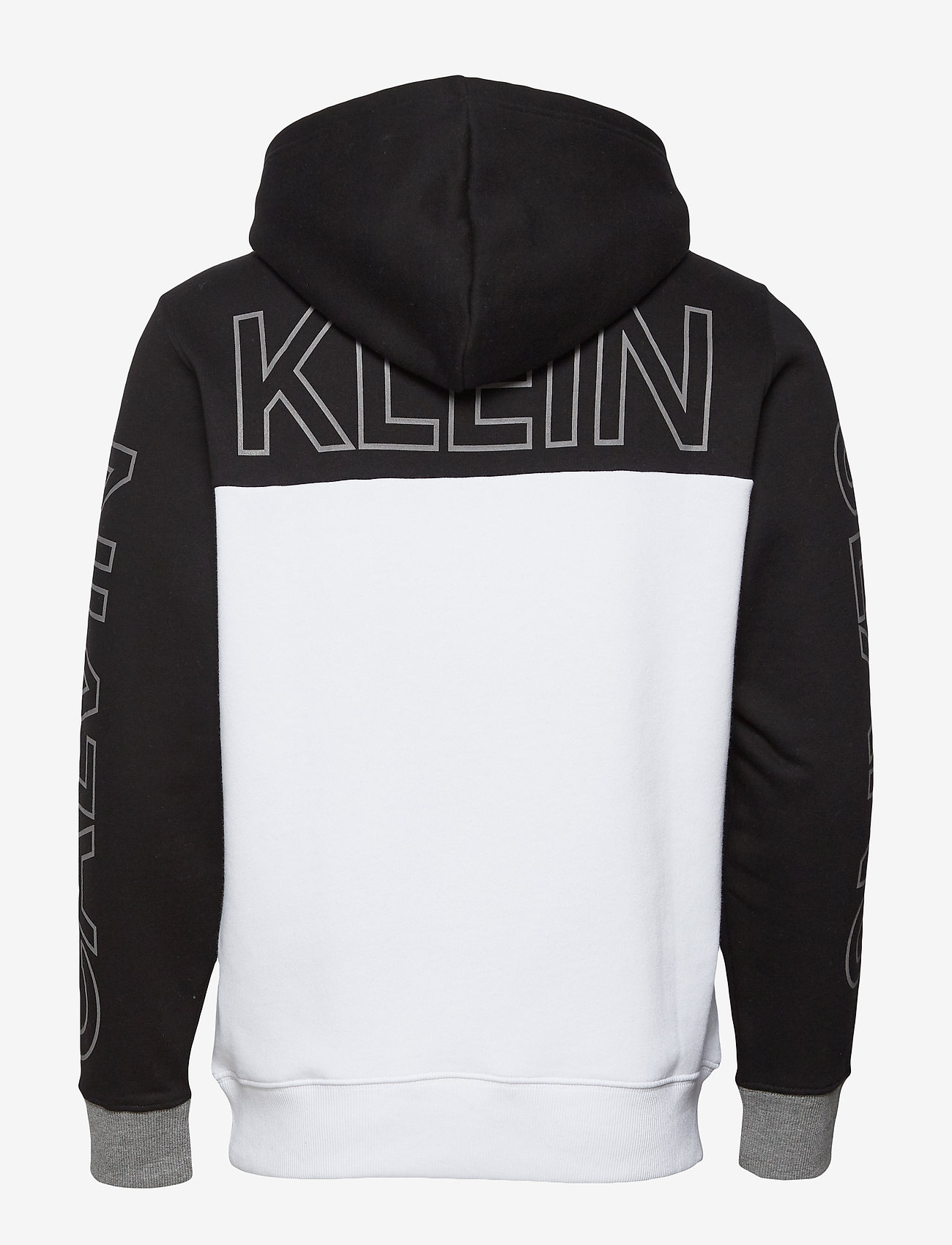 Calvin Klein Jeans - BLOCKING STATEMENT LOGO HOODIE - ck black / white - 1