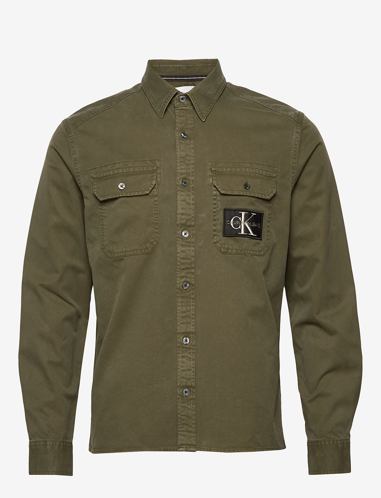 Calvin Klein Jeans - GMD TWILL OVERSHIRT REG + SHIRT - deep depths - 0