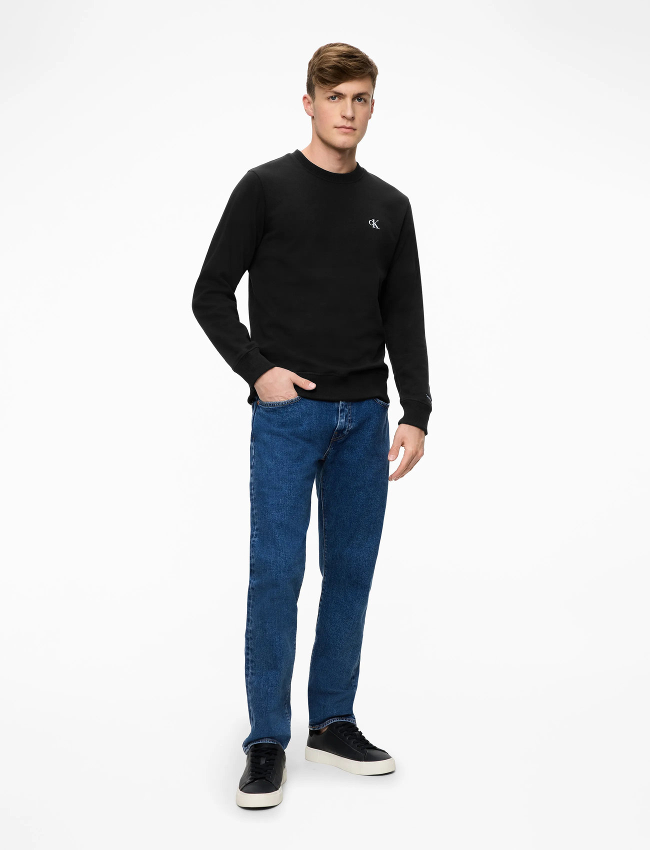 Calvin Klein Jeans - CK ESSENTIAL REG CN - sweatshirts - ck black - 2