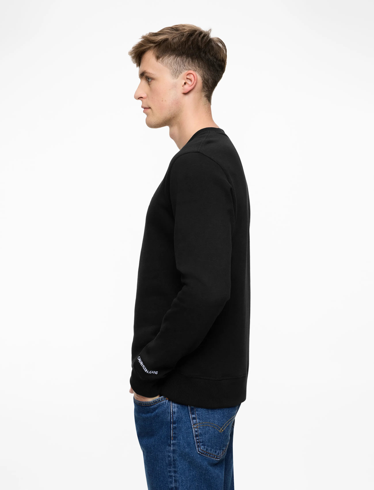 Calvin Klein Jeans - CK ESSENTIAL REG CN - sweatshirts - ck black - 3