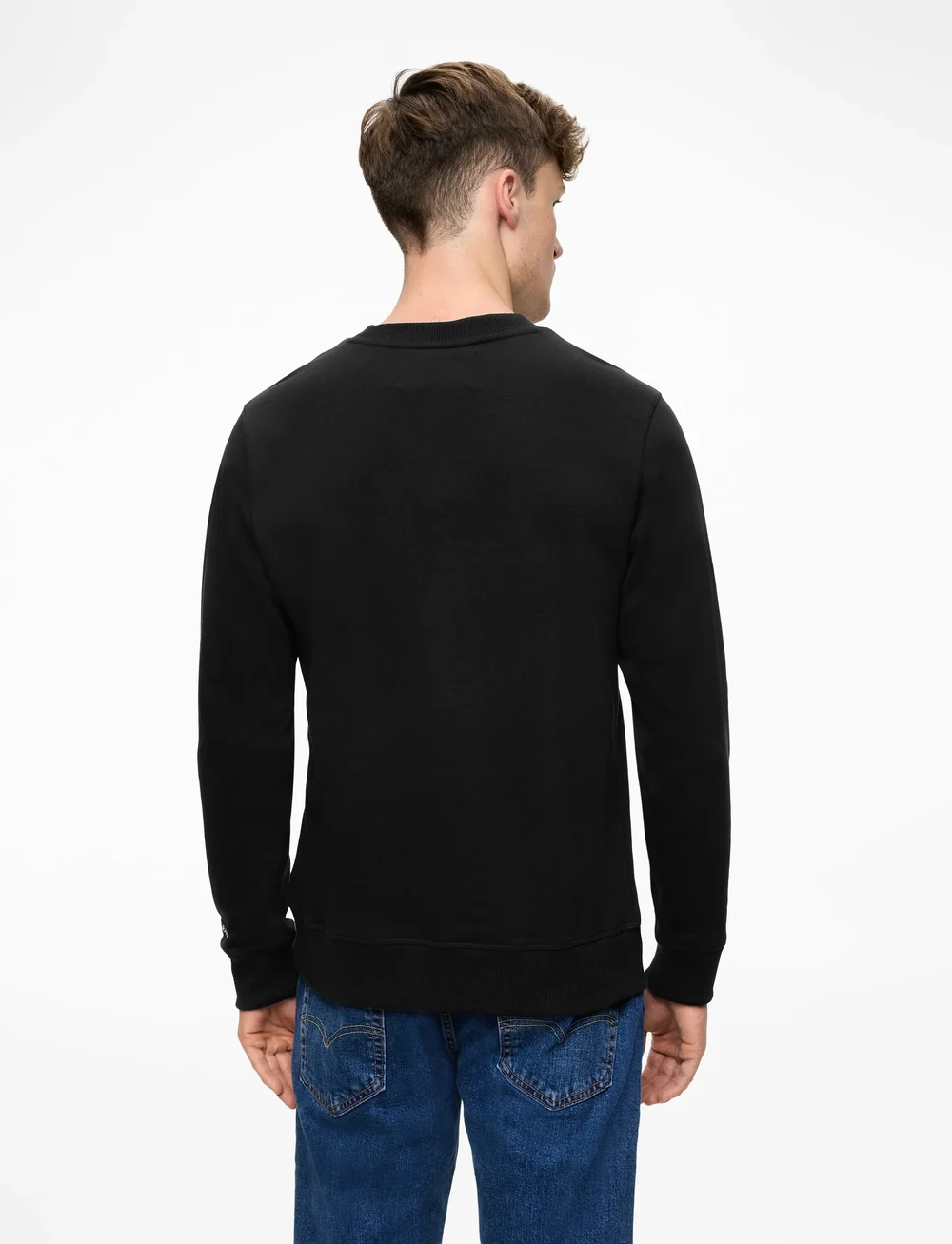 Calvin Klein Jeans - CK ESSENTIAL REG CN - dressipluusid - ck black - 4