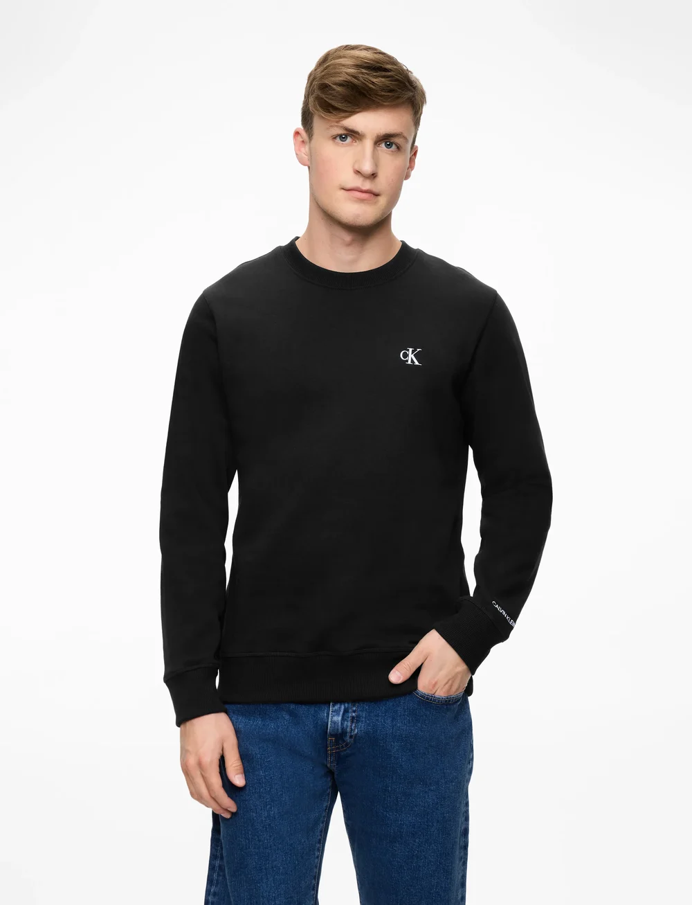 Calvin Klein Jeans - CK ESSENTIAL REG CN - dressipluusid - ck black - 0