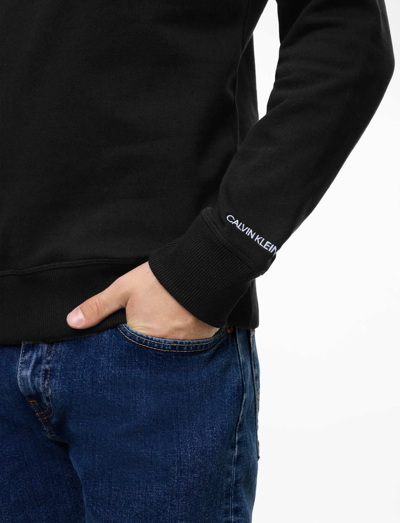 Calvin Klein Jeans - CK ESSENTIAL REG CN - sweatshirts - ck black - 5