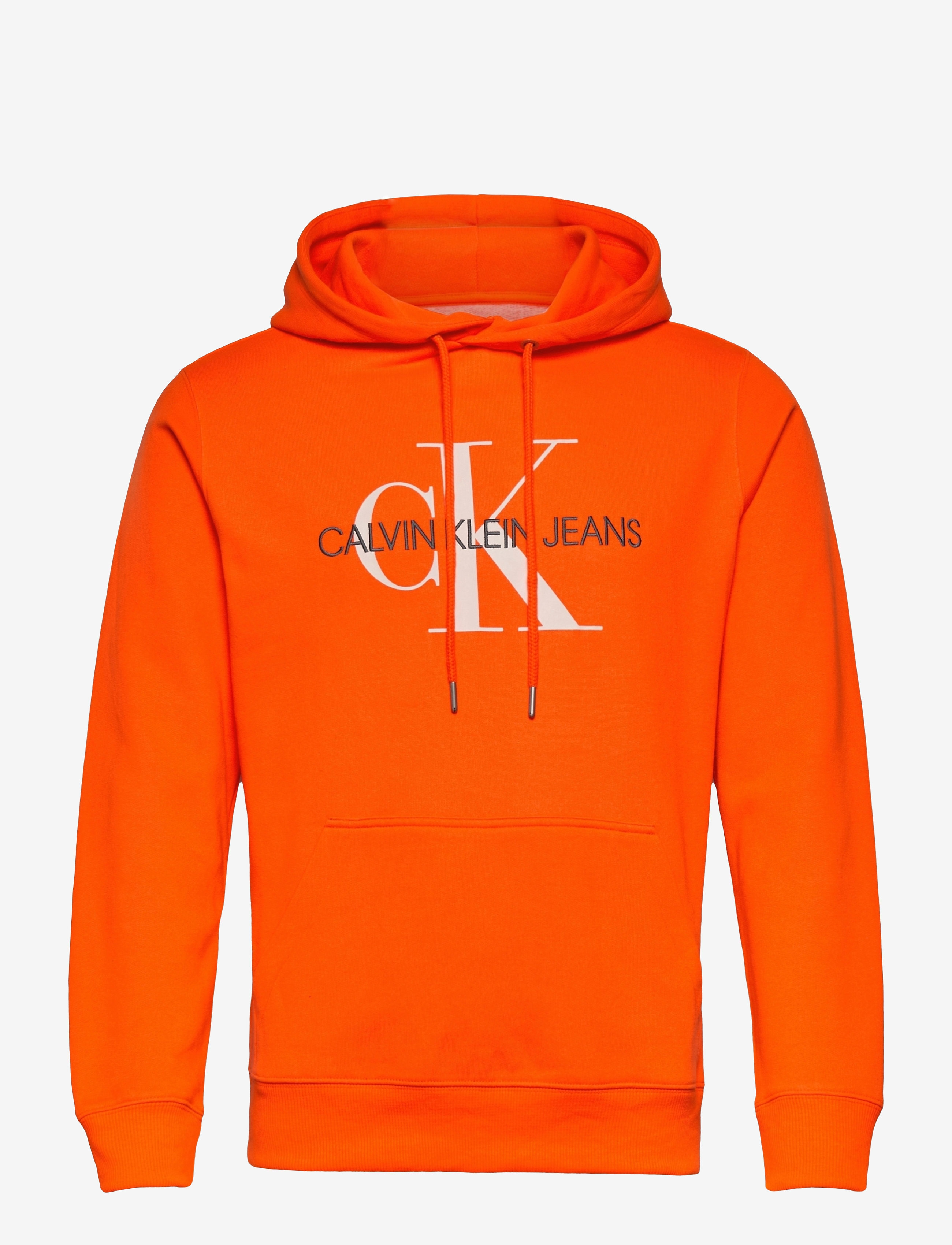 Calvin Klein Jeans - MONOGRAM REG HOODIE - shocking orange - 0