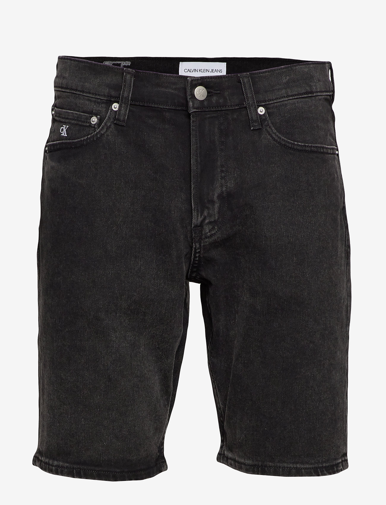 Calvin Klein Jeans - SLIM SHORT - da119 black with embro - 0