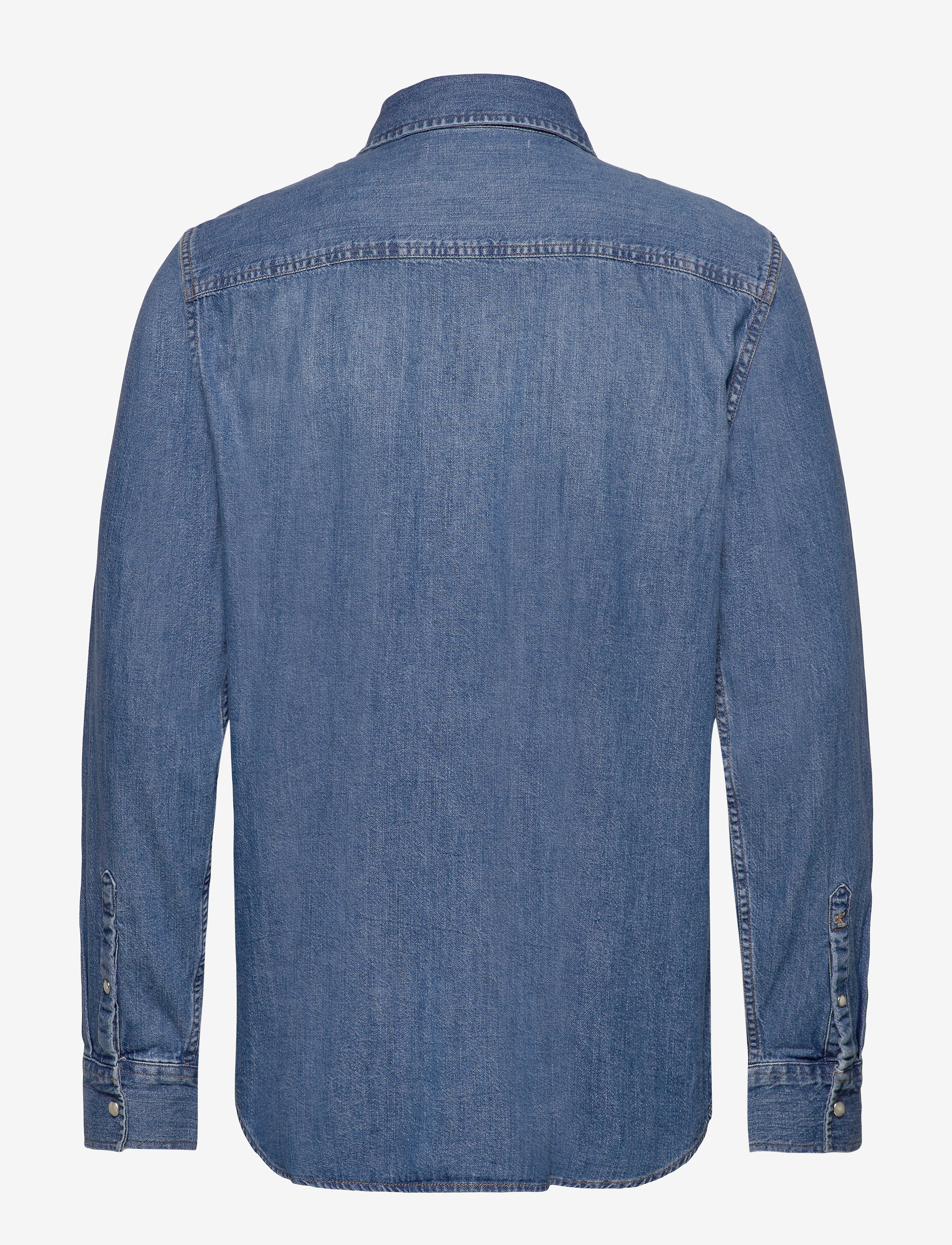 Calvin Klein Jeans - MODERN WESTERN SHIRT - da042 mid blue - 1