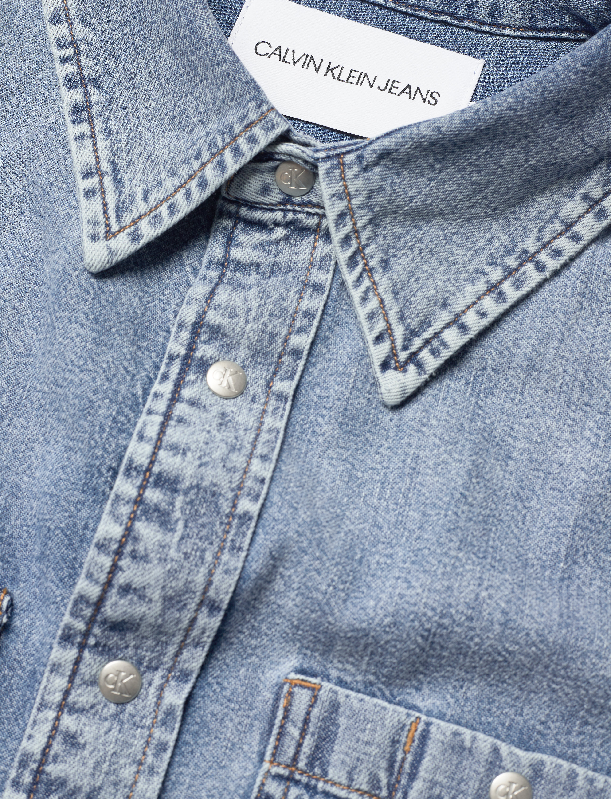 Calvin Klein Jeans - SHORT SLEEVE UTILITY - da043 icn light blue - 3