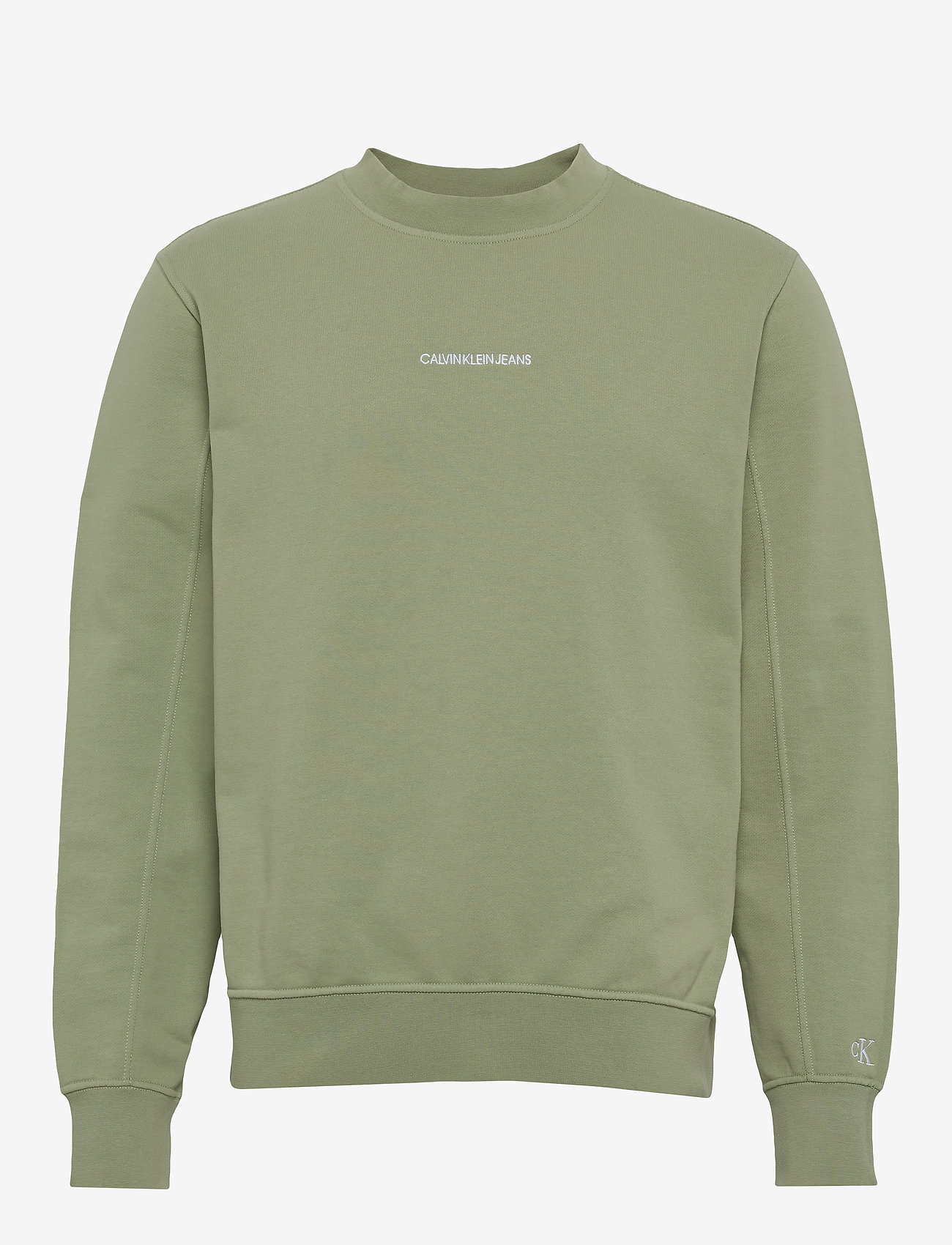 Calvin Klein Jeans - INSTIT CHEST LOGO CR - earth sage - 0