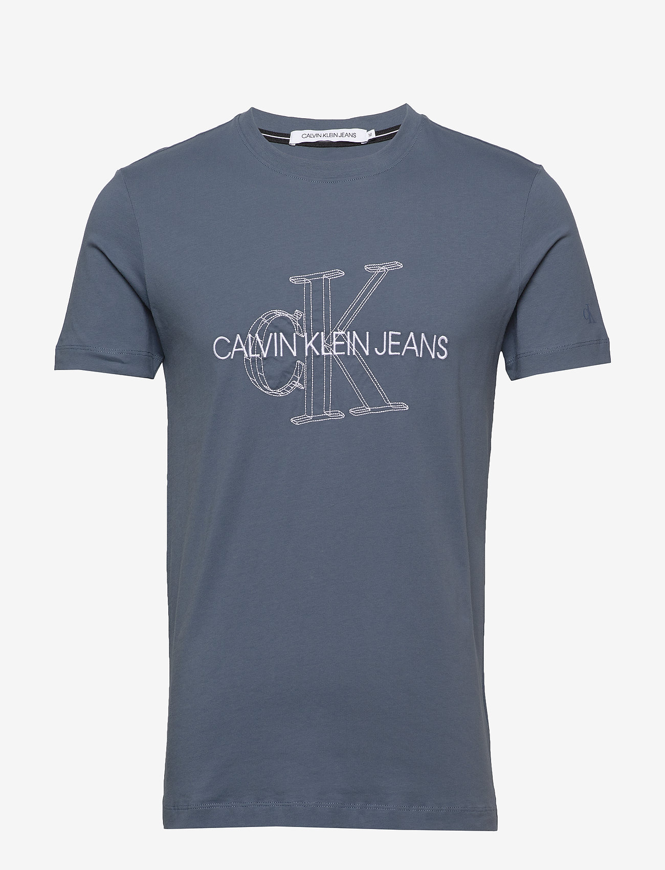 3D MONOGRAM SLIM TEE - ORION BLUE