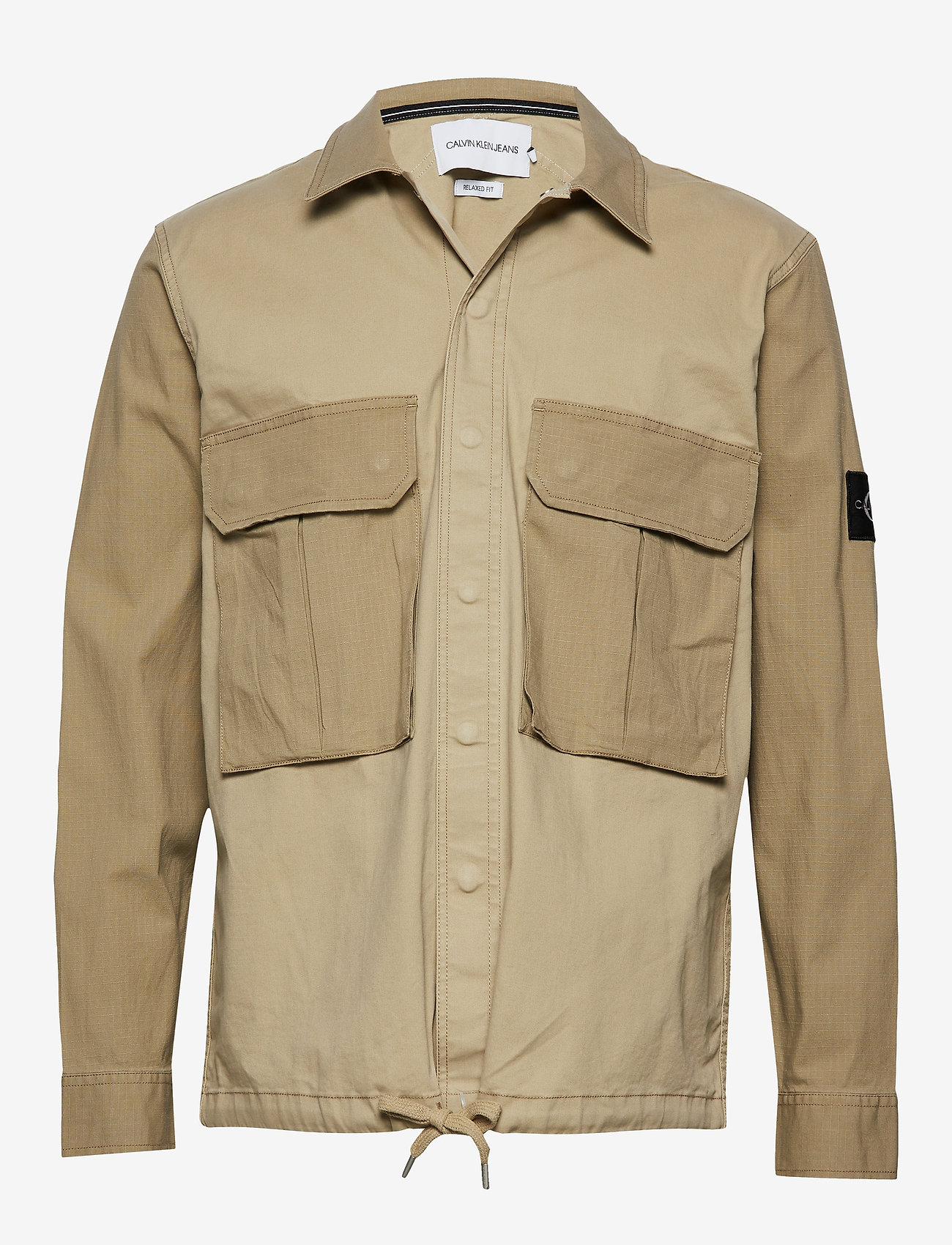 Calvin Klein Jeans - MIX MEDIA TWILL AND - plaza taupe - 0