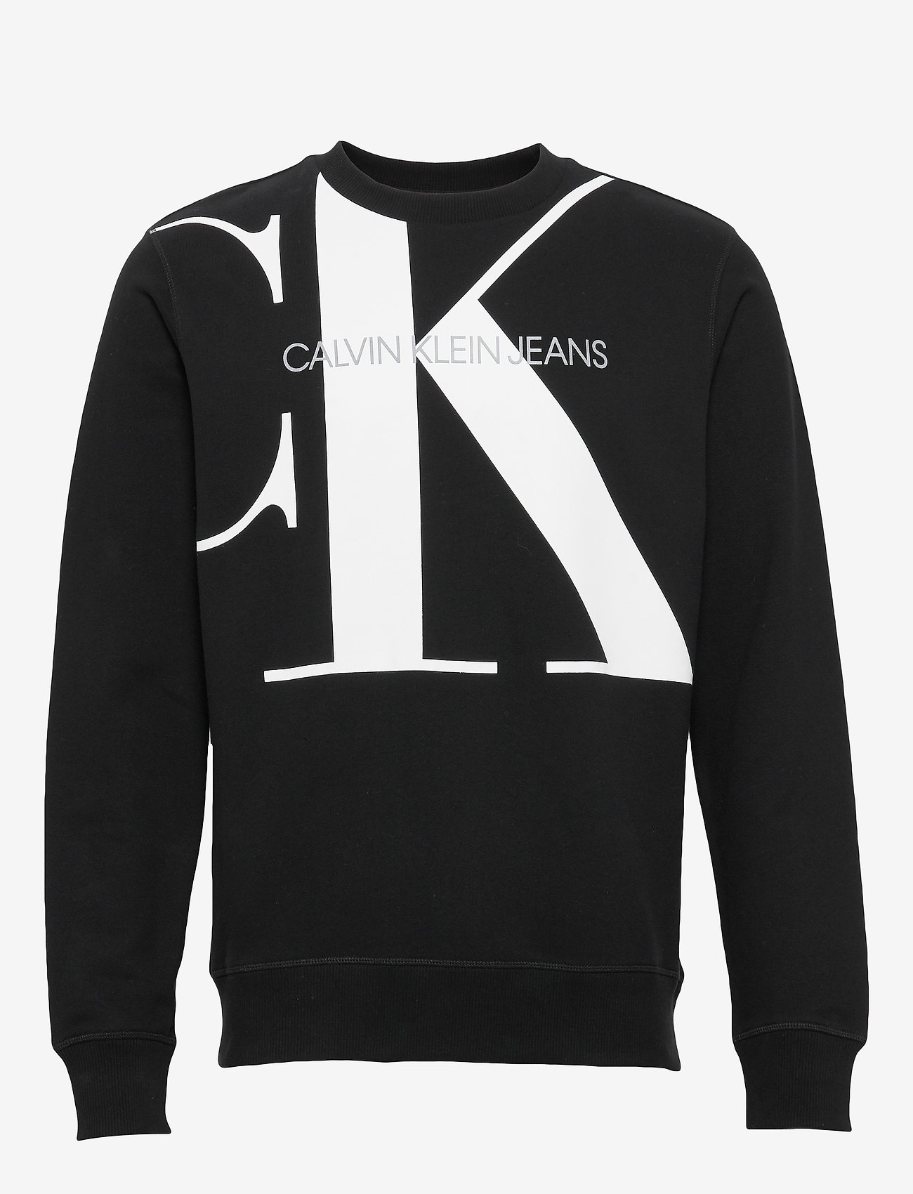 Calvin Klein Jeans - UPSCALE MONOGRAM CREW NECK - ck black - 0
