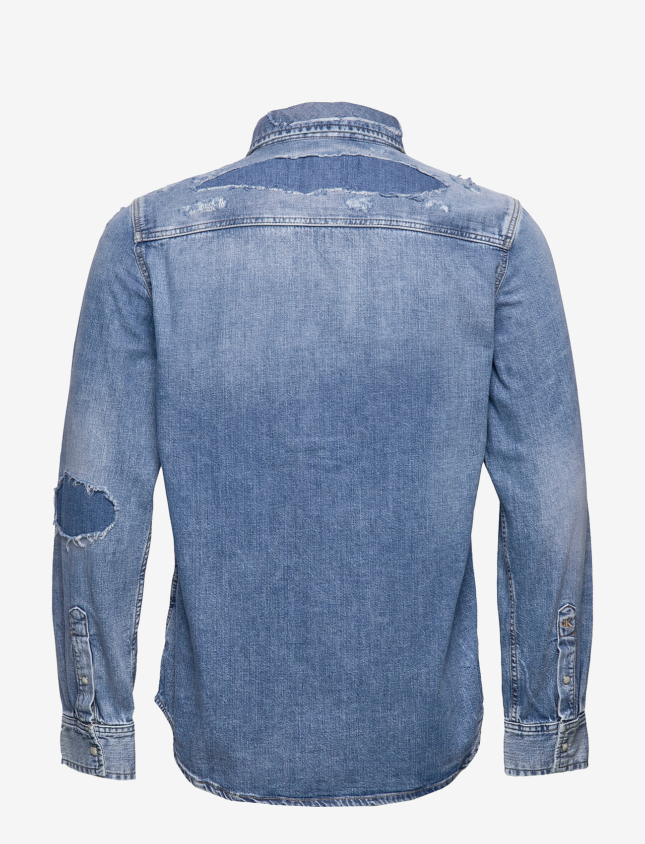 Calvin Klein Jeans - MODERN WESTERN SHIRT - da131 mid blue dstr - 1