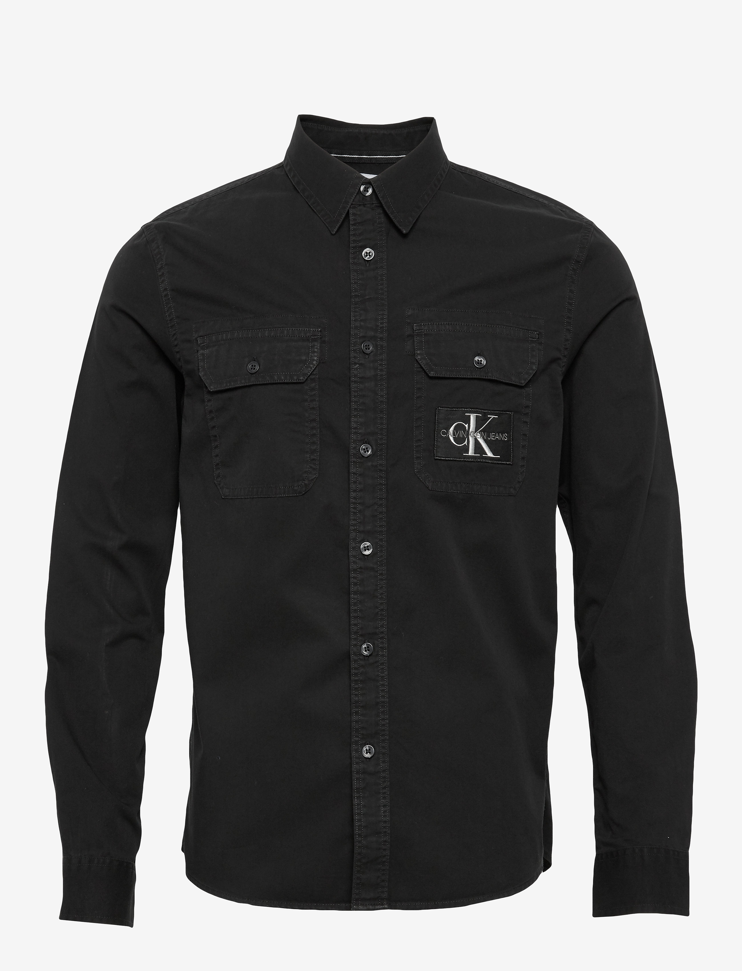 Calvin Klein Jeans - GMD UTILITY REG SHIR - ck black - 0